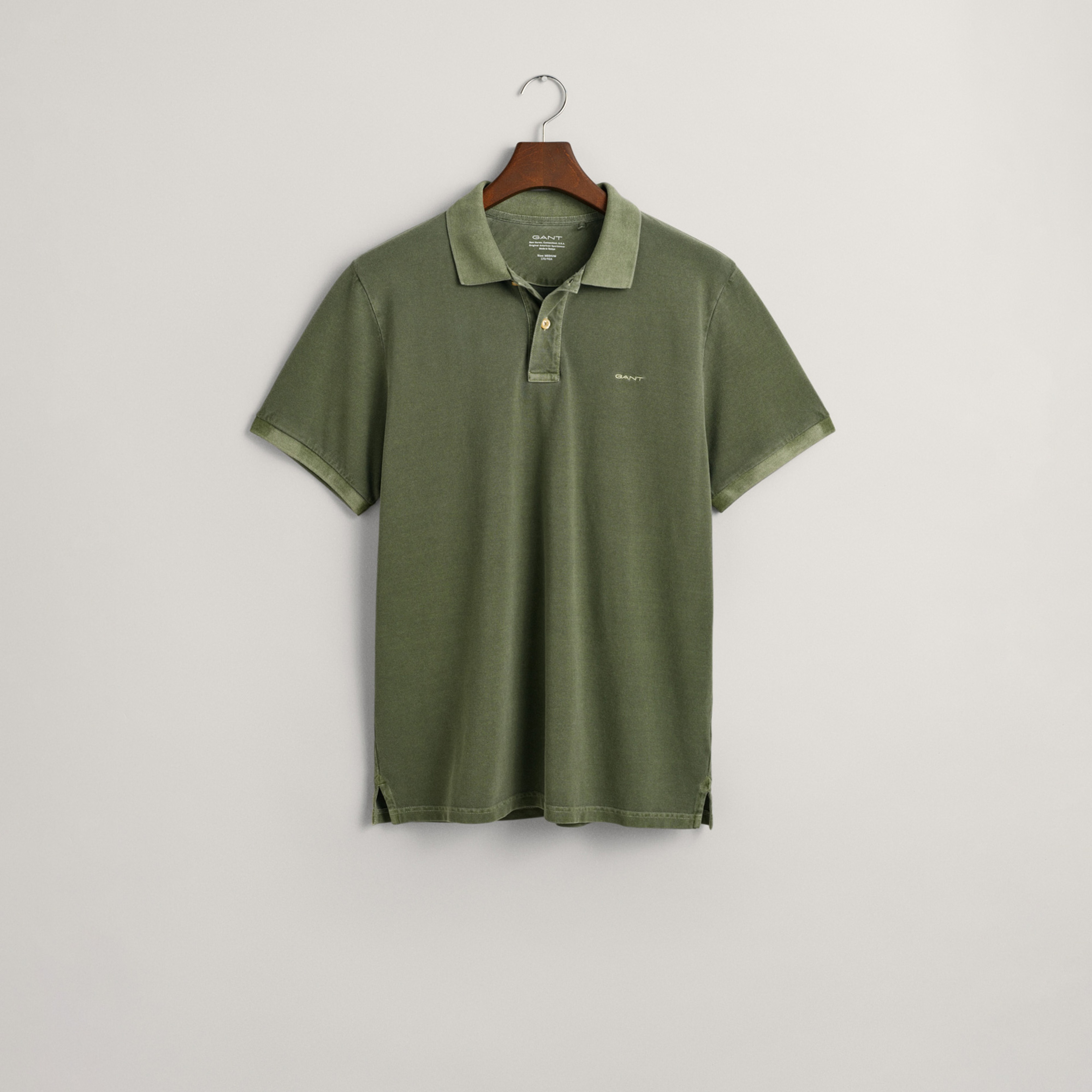 GANT Erkek Yeşil Regular Fit Logolu Polo