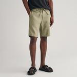 GANT Erkek Yeşil Relaxed Fit Keten Şort