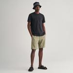 GANT Erkek Yeşil Relaxed Fit Keten Şort