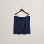 GANT Erkek Lacivert Relaxed Fit Keten Şort