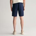 GANT Erkek Lacivert Relaxed Fit Keten Şort