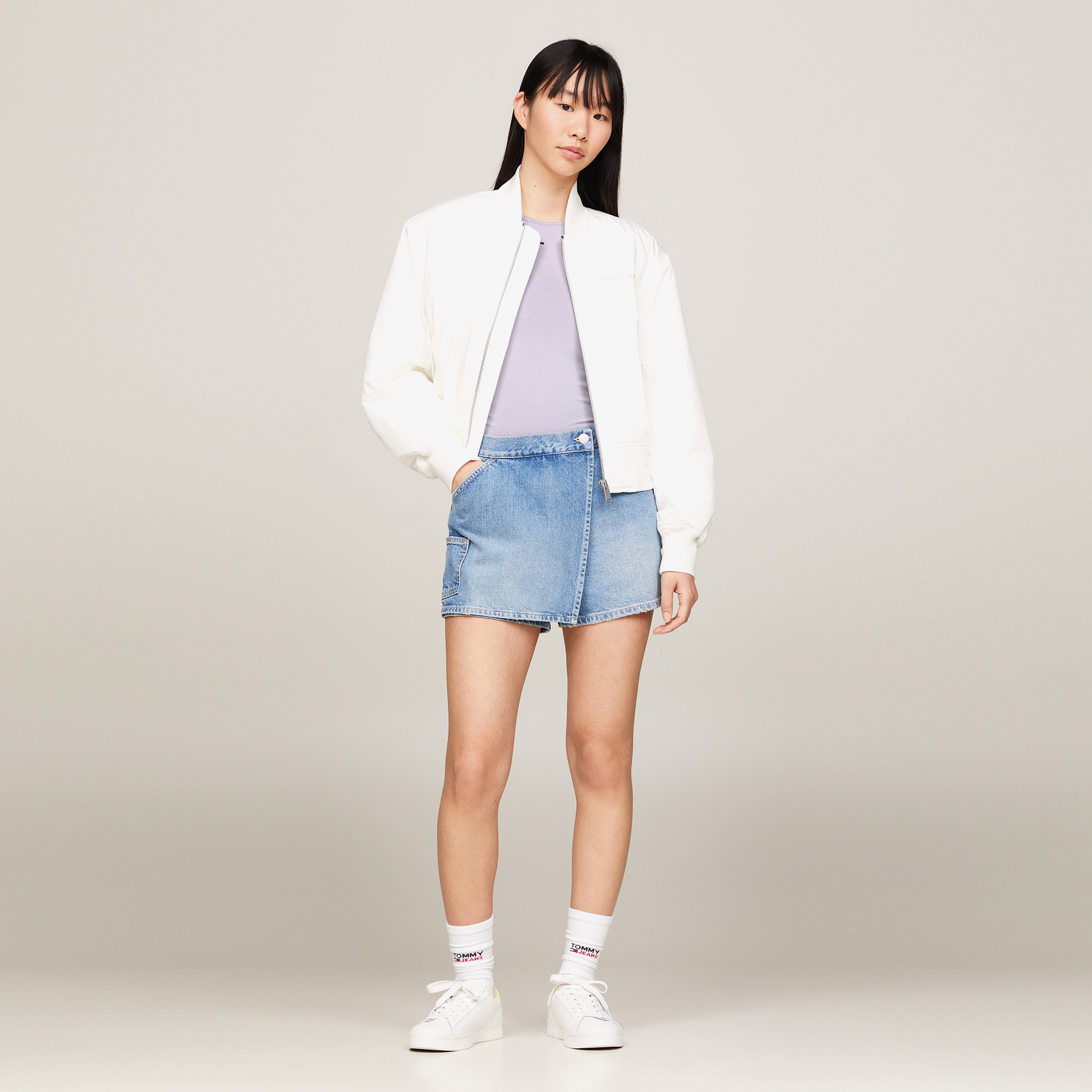 Tommy Hilfiger Kadın Mavi Etek