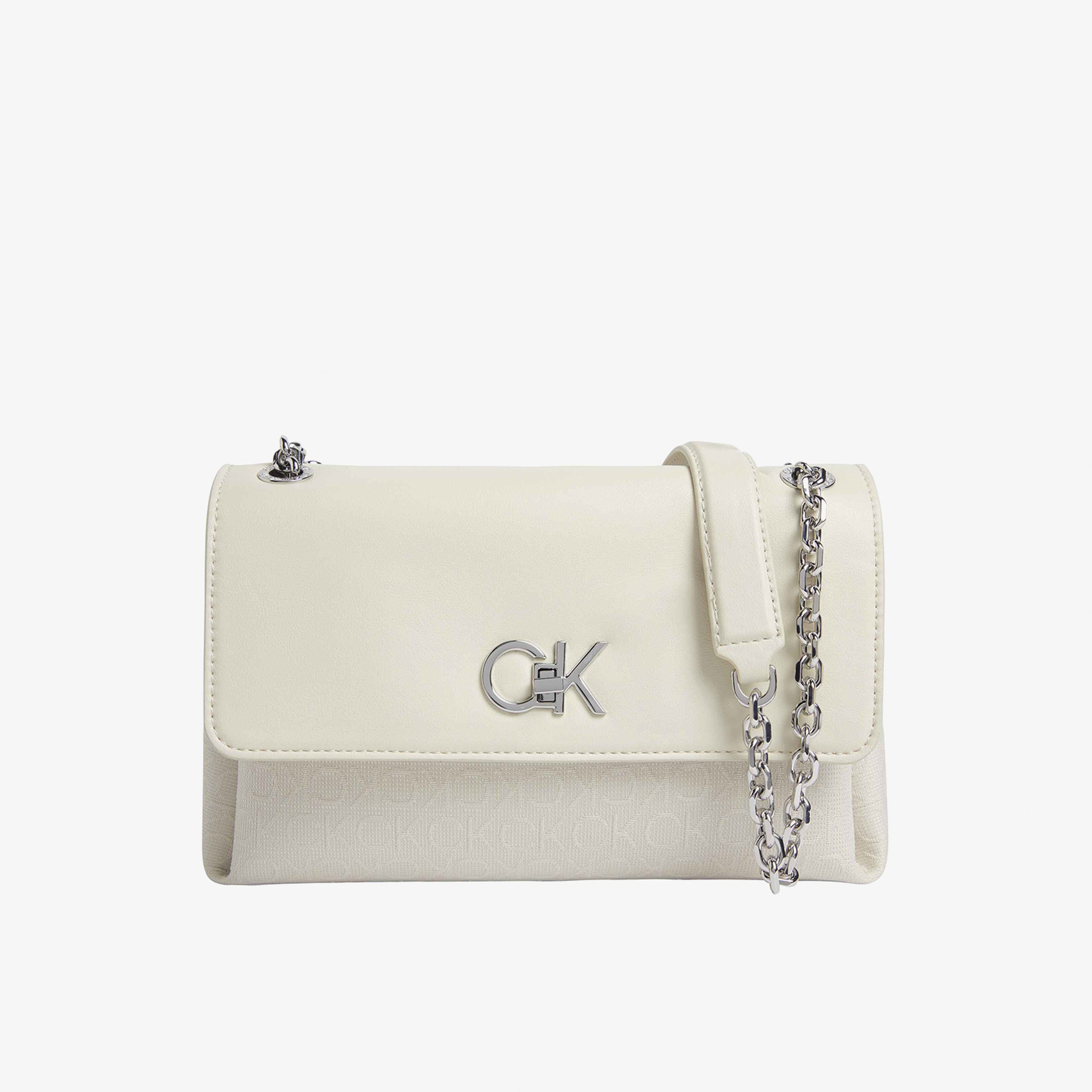 Calvin Klein Kadın Krem Çanta