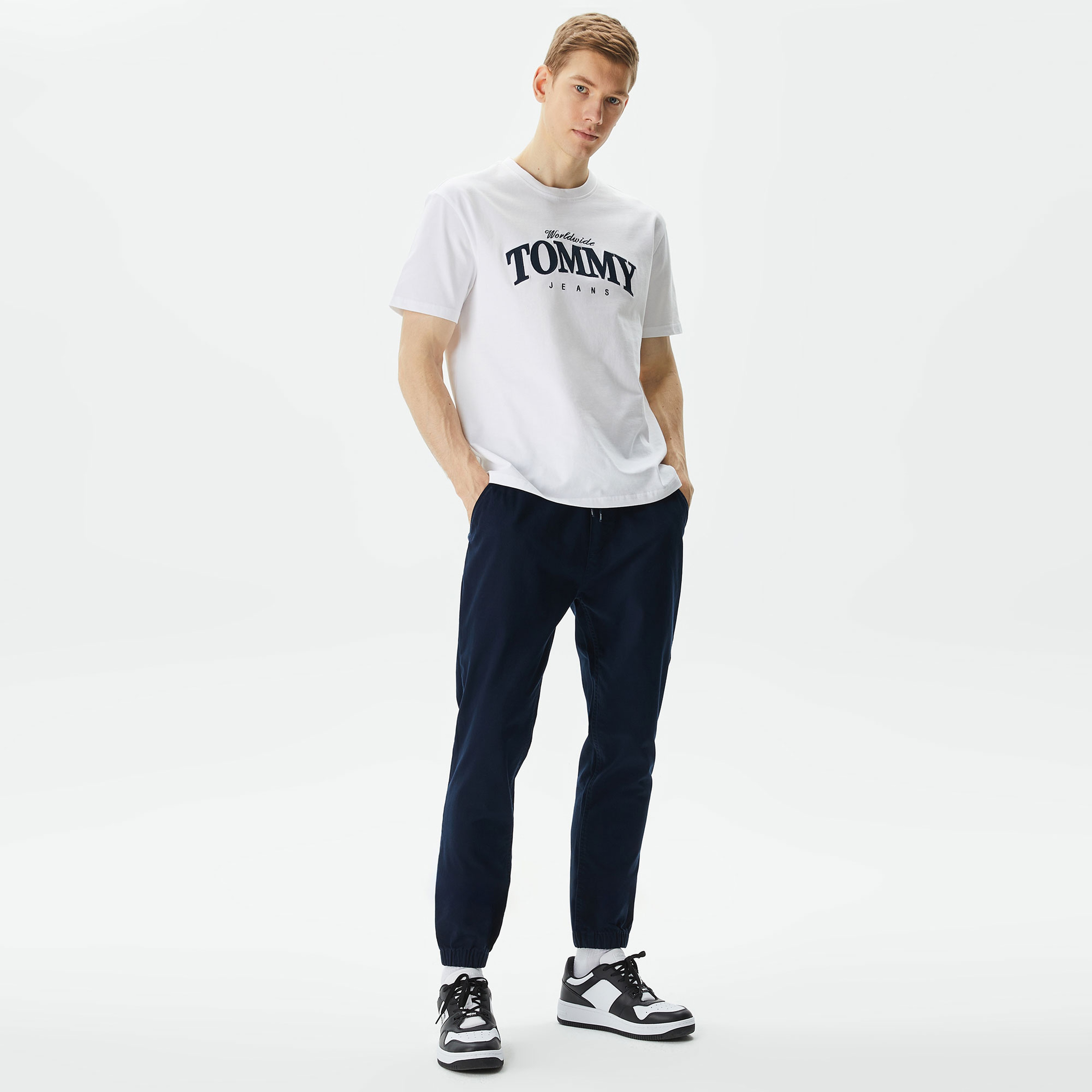 Tommy Hilfiger Erkek Mavi Pantolon