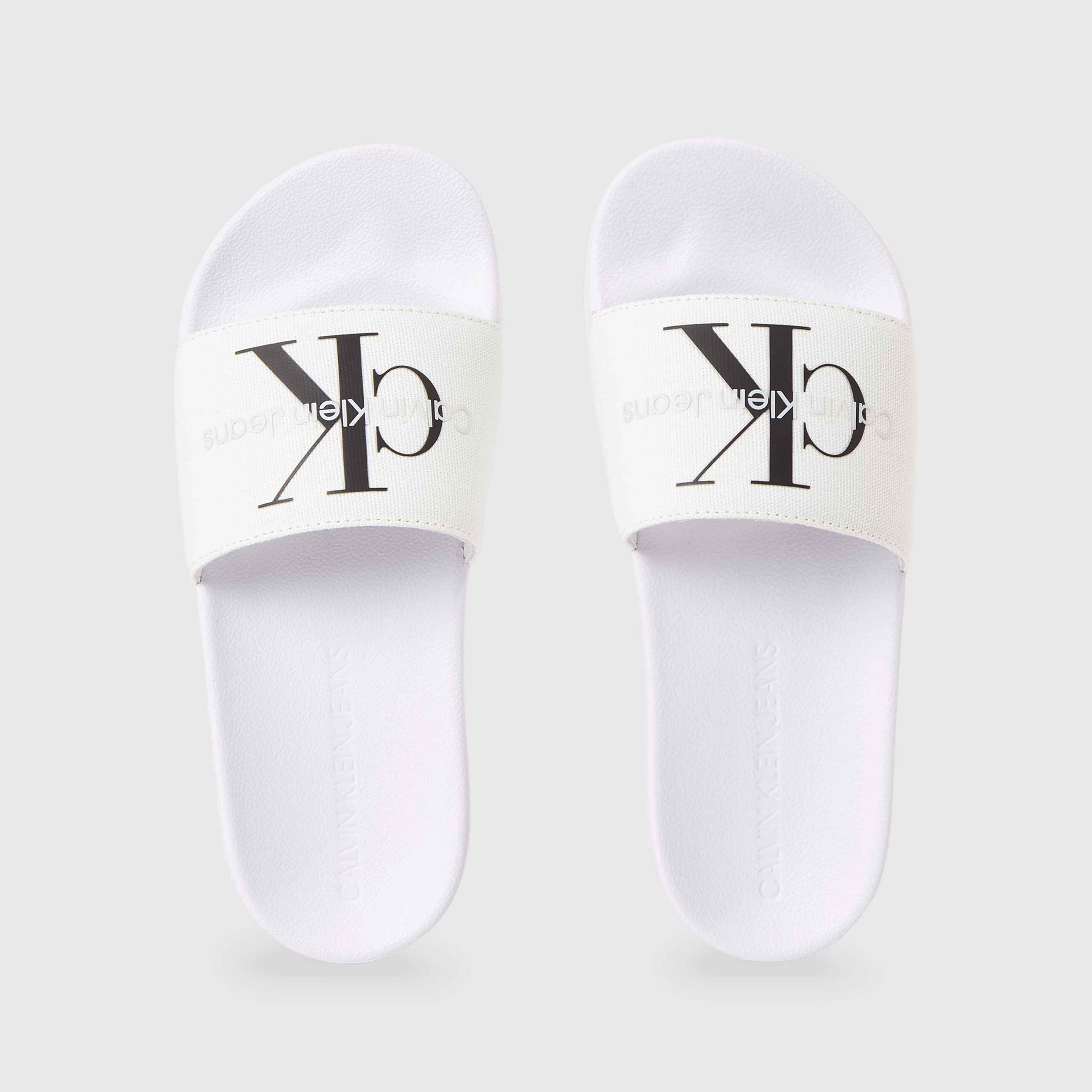 Calvin Klein Kadın Beyaz Terlik