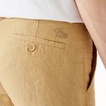 Erkek Slim Fit Chino Bej Pantolon