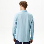 Erkek Regular Fit Mavi Gömlek