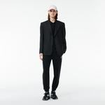 L.12.12 Unisex Loose Fit Siyah Polo