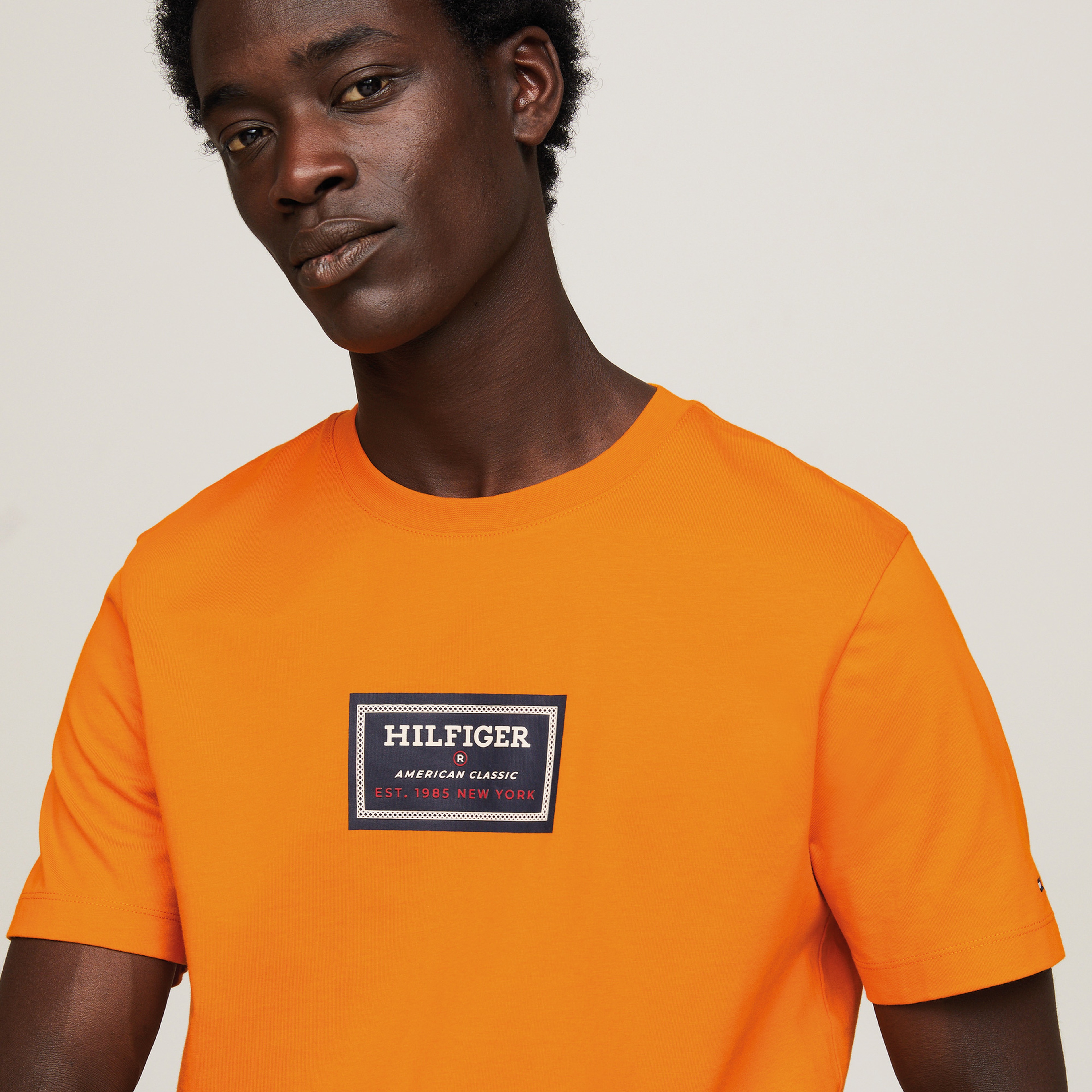 Tommy Hilfiger Erkek Turuncu Tshirt