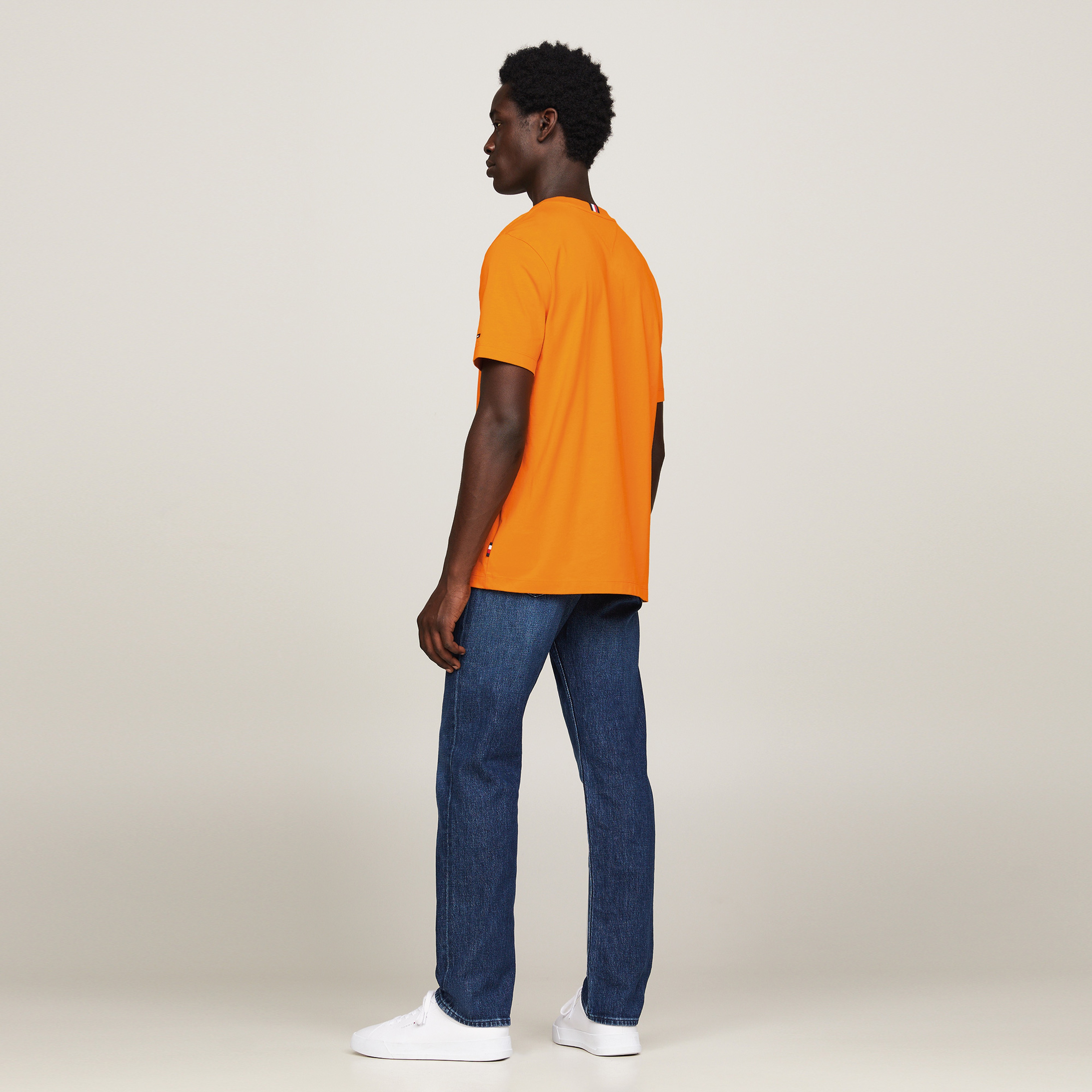 Tommy Hilfiger Erkek Turuncu Tshirt