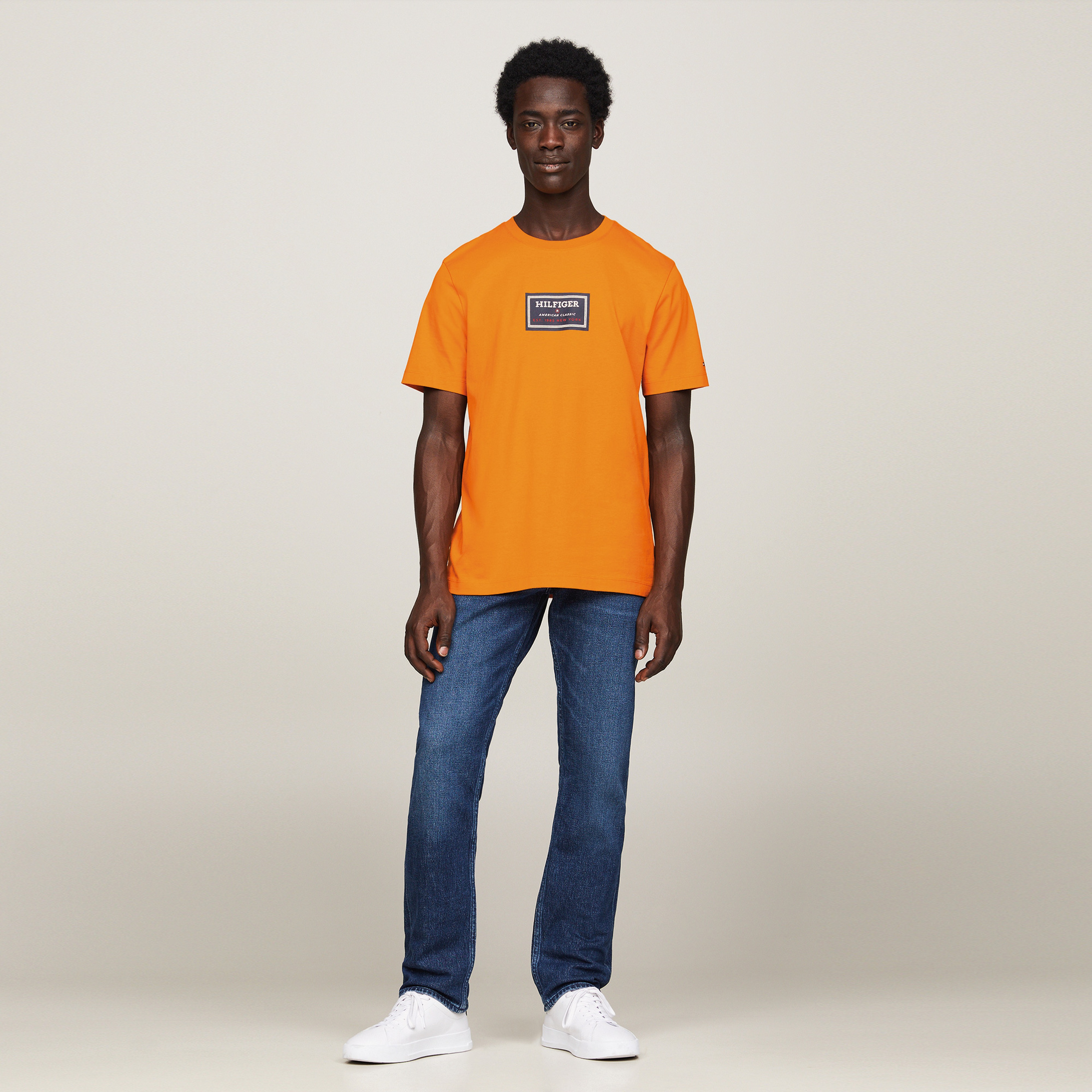 Tommy Hilfiger Erkek Turuncu Tshirt