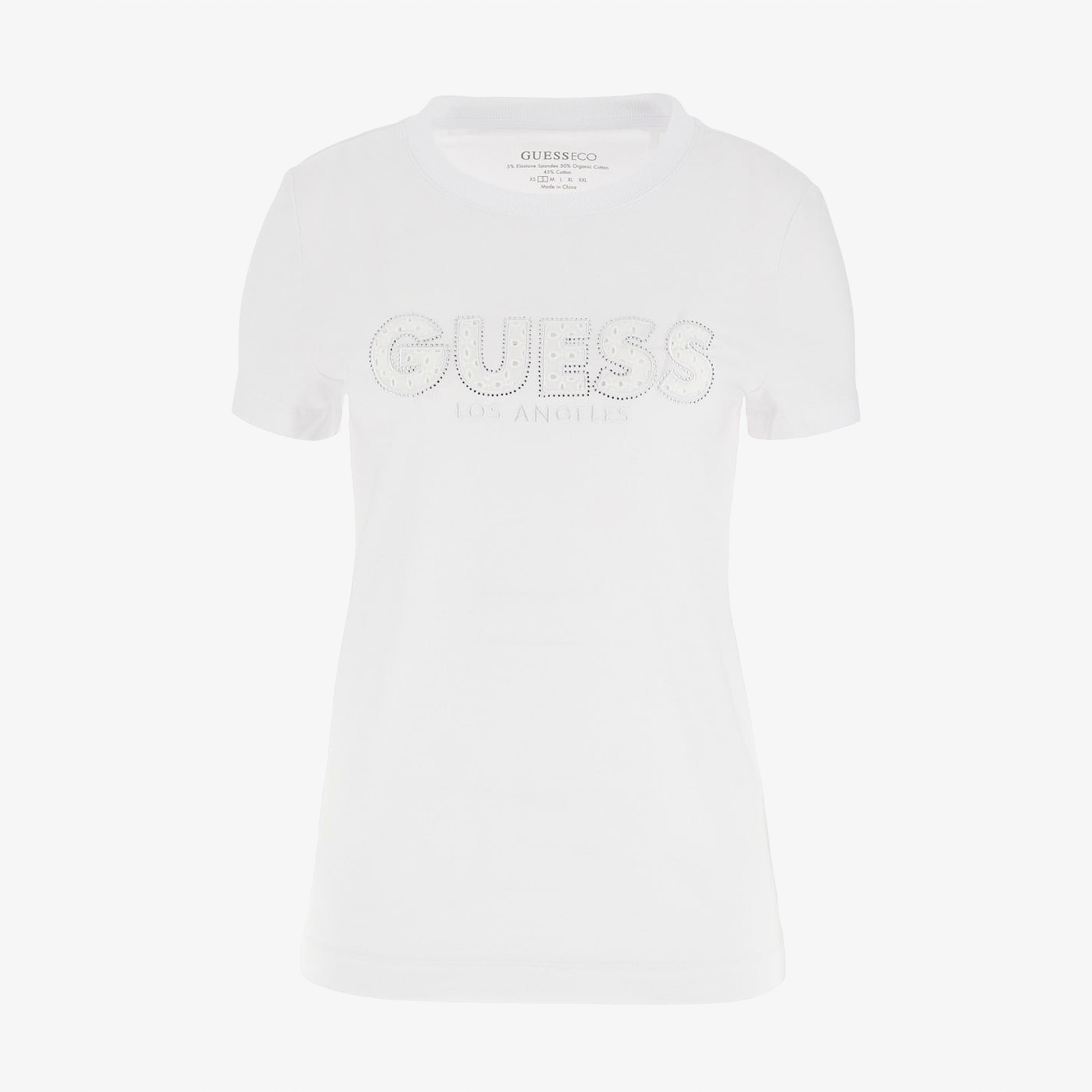 Guess Kadın Beyaz Tshirt