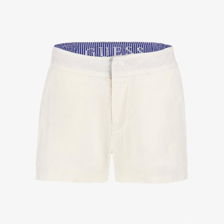 Guess Kadın Beyaz Şort