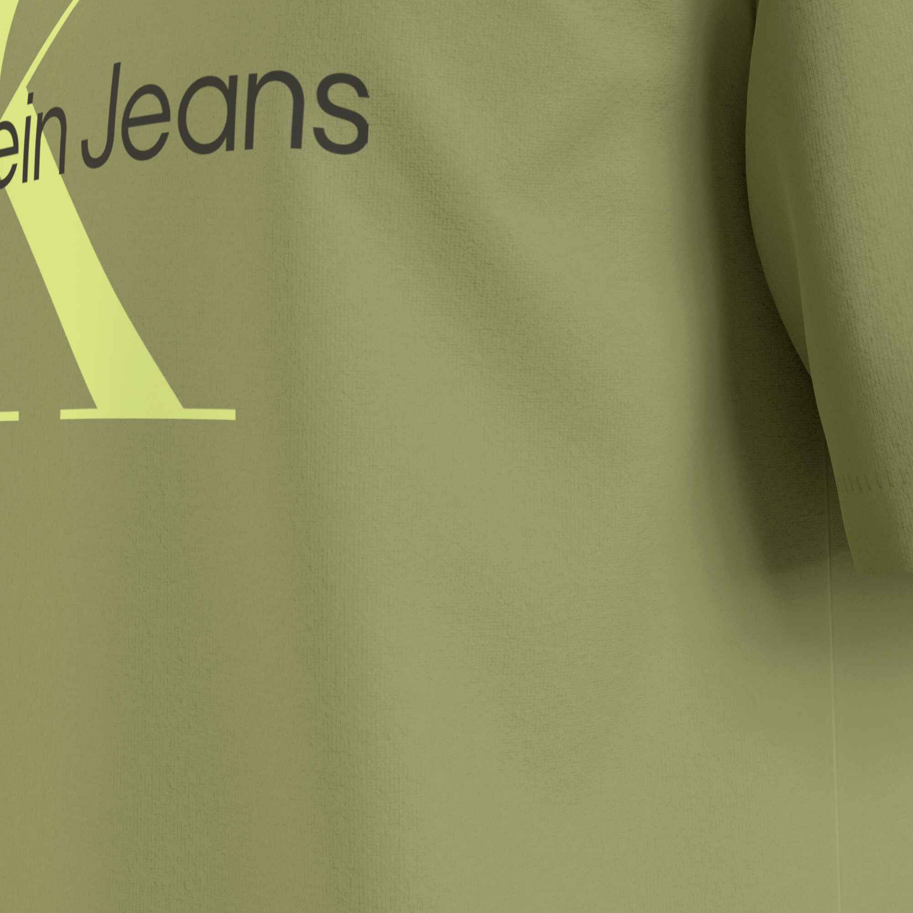 Calvin Klein Erkek Yeşil Tshirt