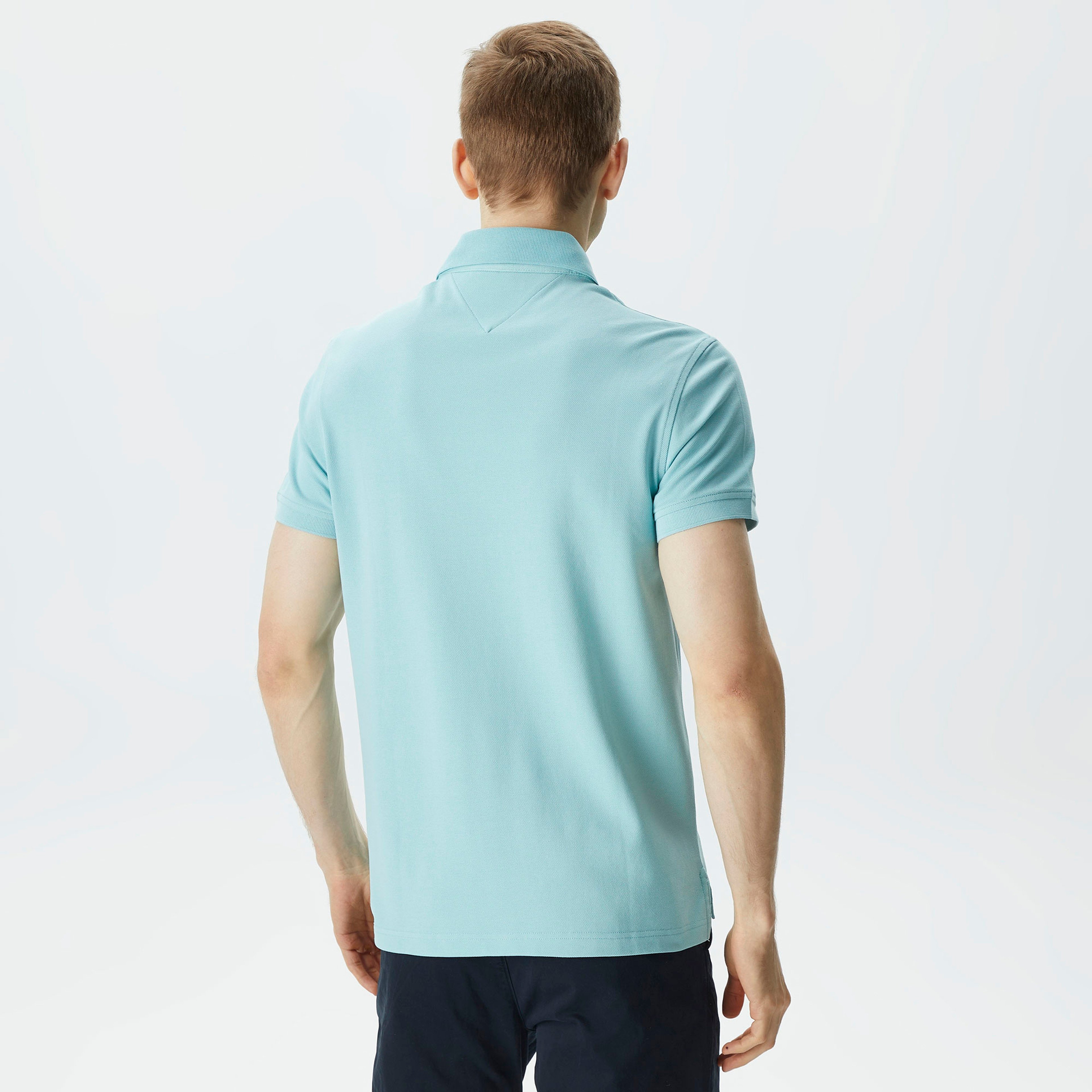 Tommy Hilfiger Erkek Mavi Polo