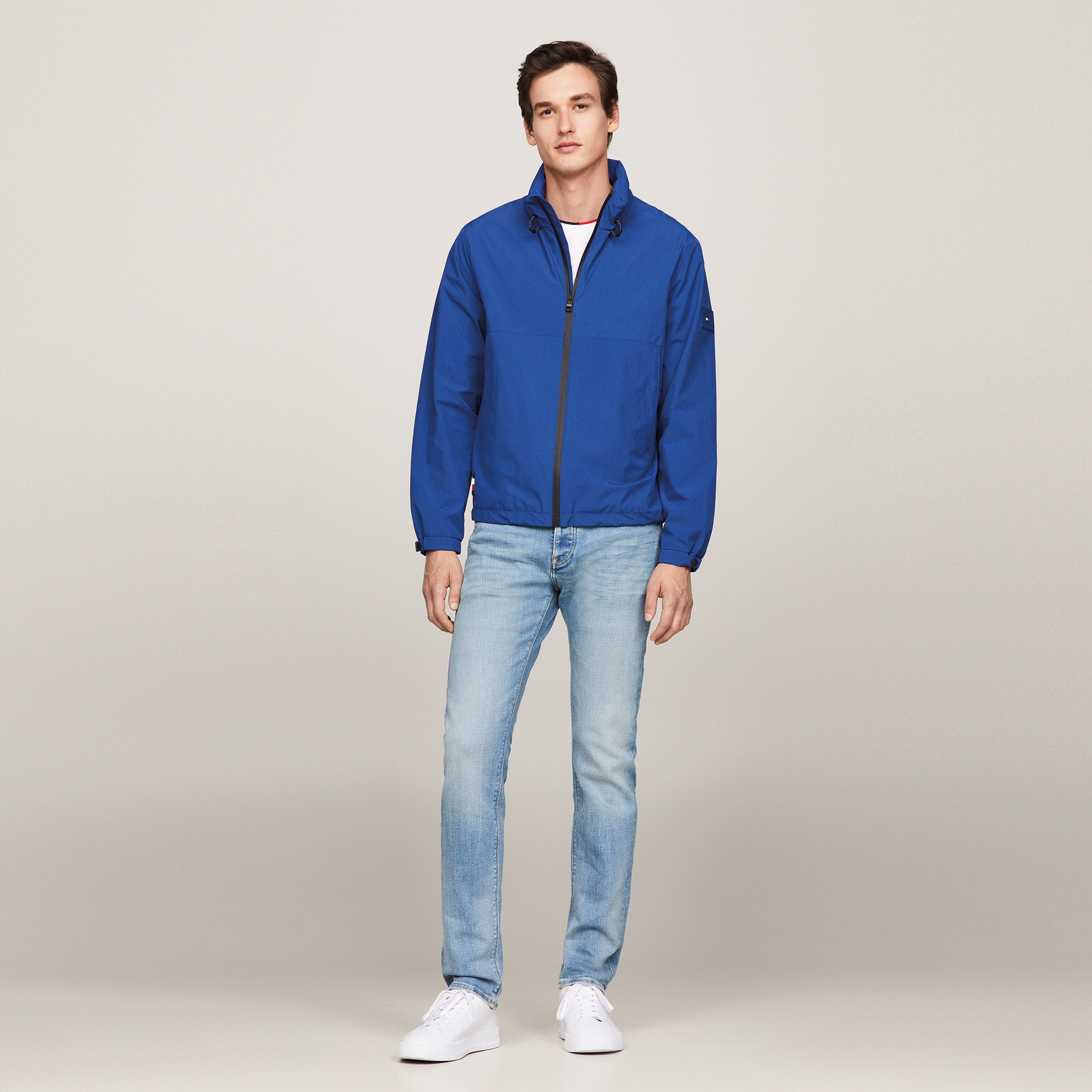 Tommy Hilfiger Erkek Mavi Mont