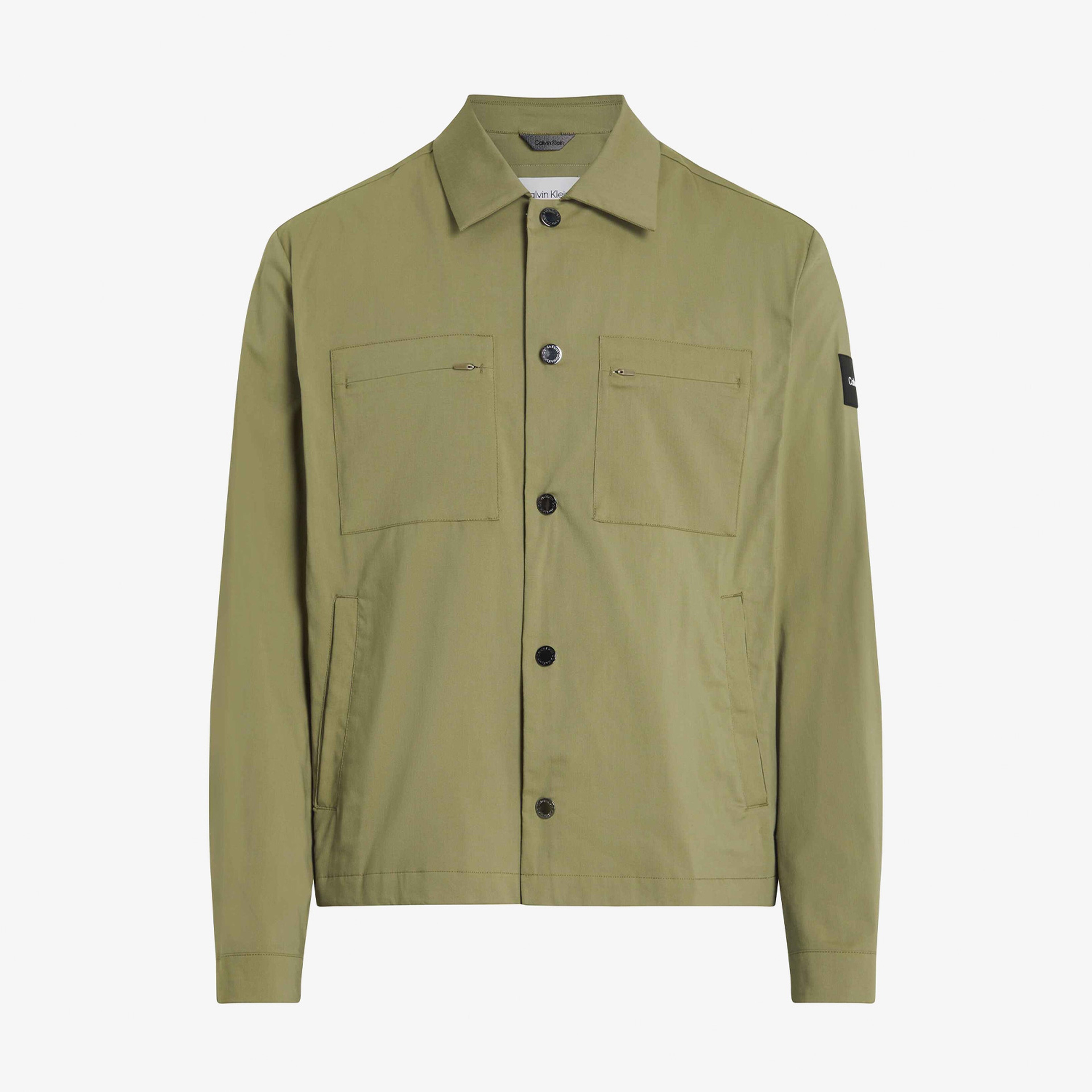 Calvin Klein Erkek Yeşil Mont