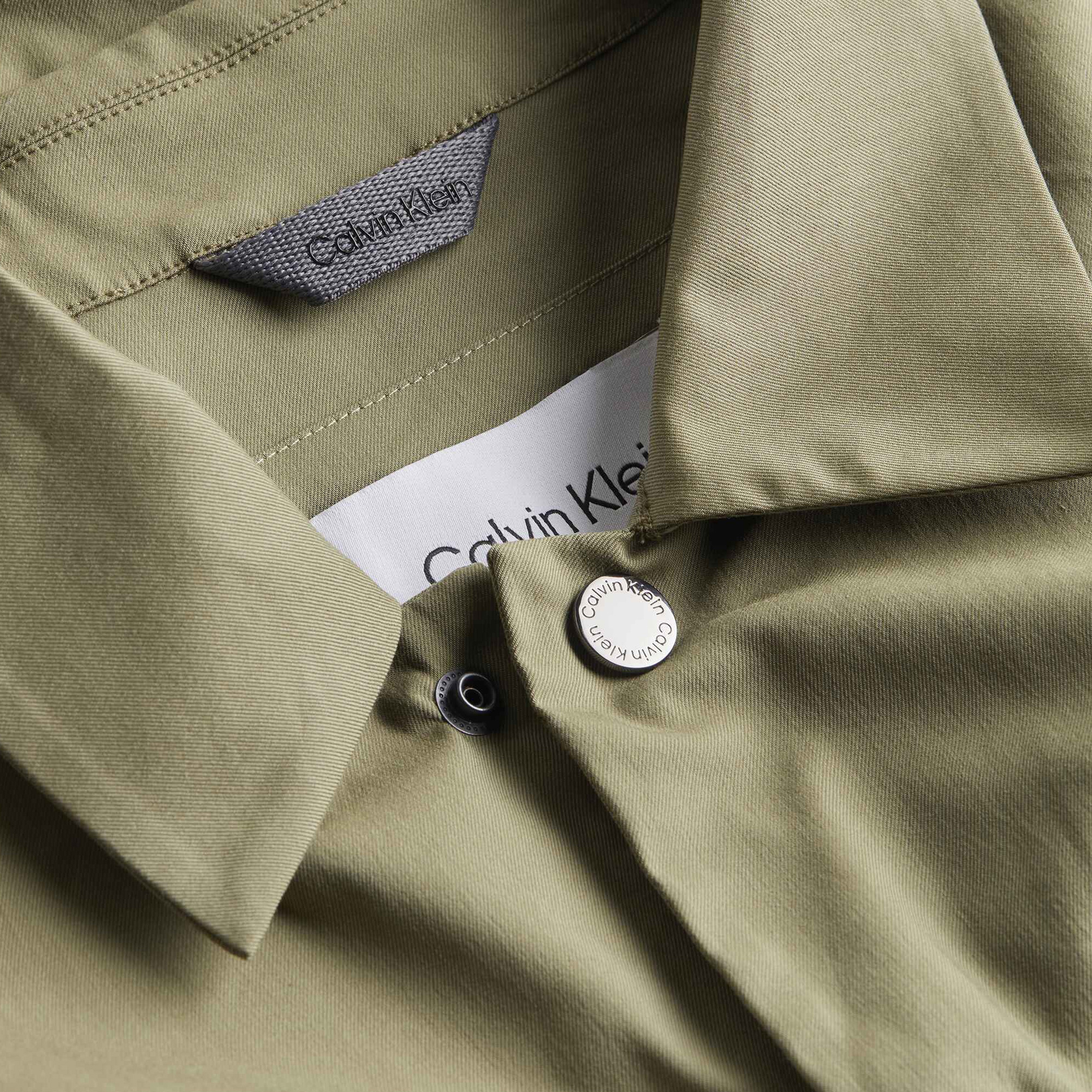 Calvin Klein Erkek Yeşil Mont