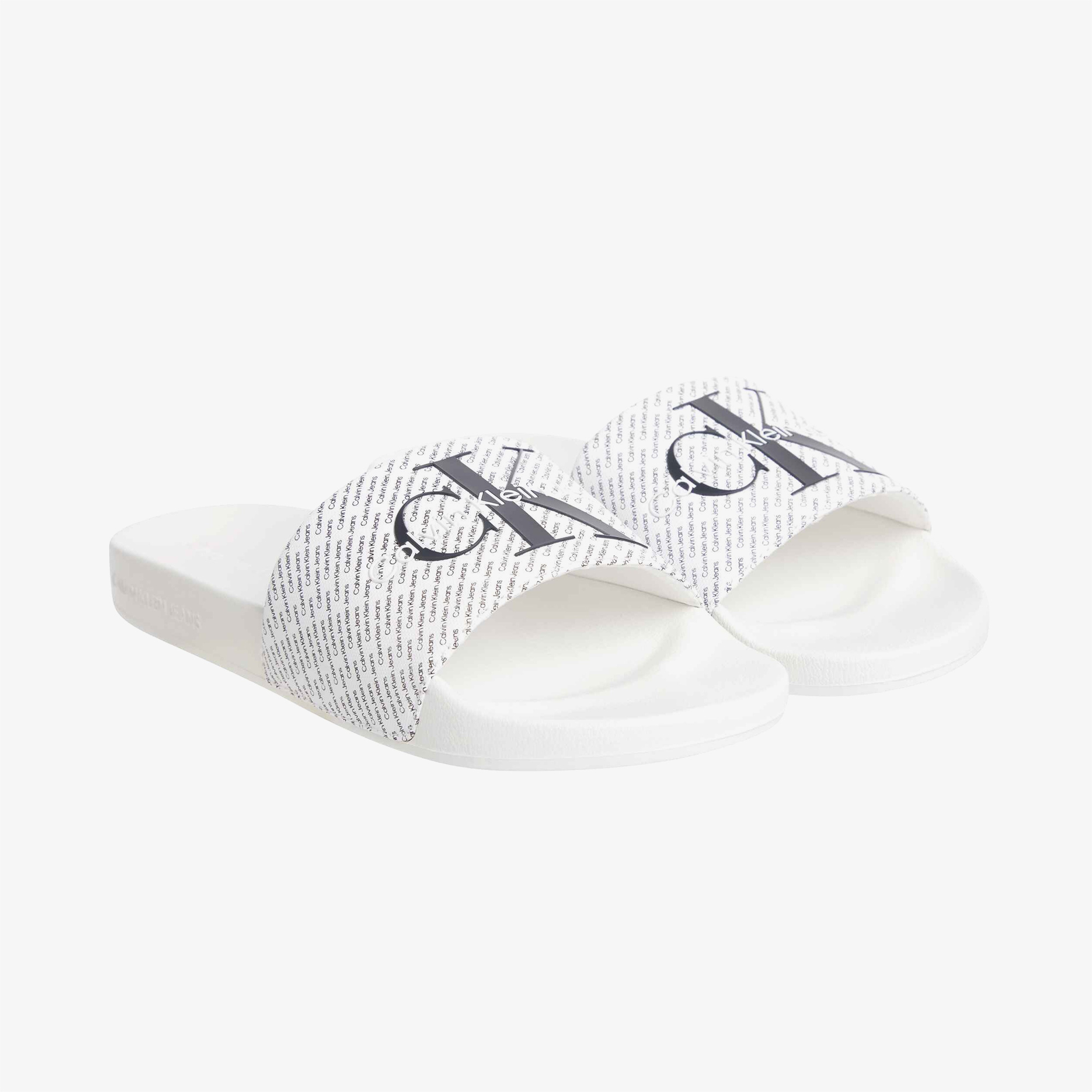 Calvin Klein Erkek Beyaz Terlik