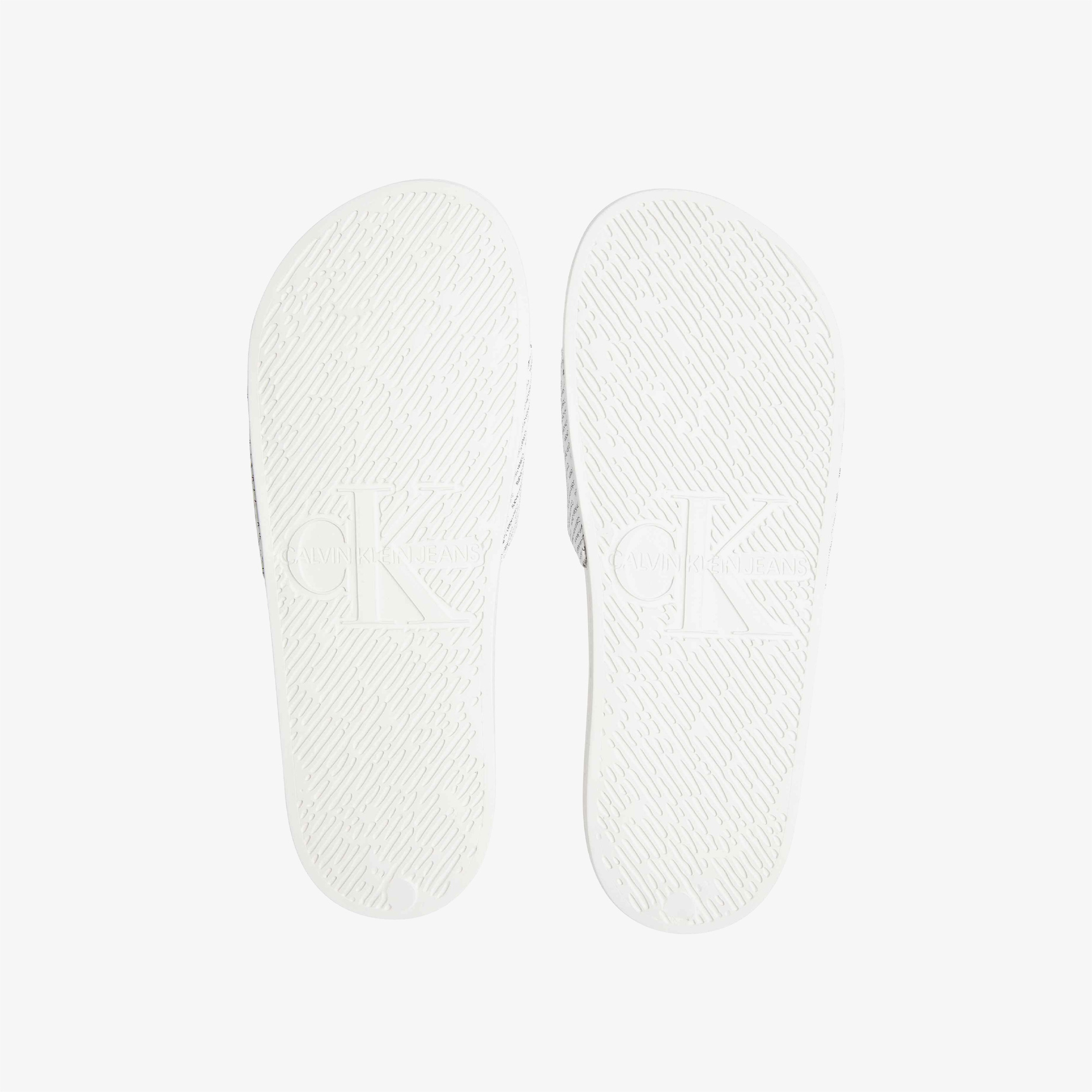 Calvin Klein Erkek Beyaz Terlik