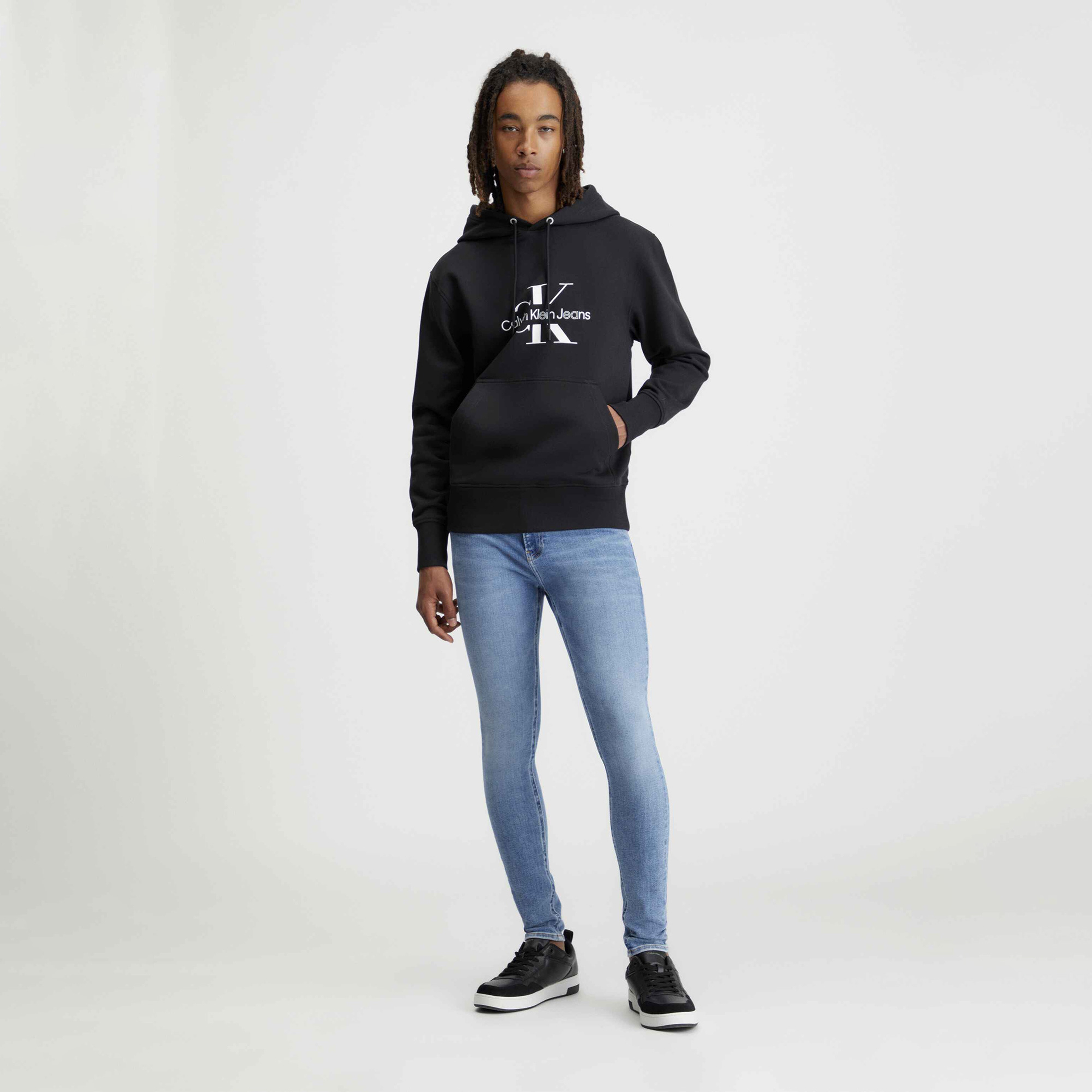 Calvin Klein Erkek Siyah Sweatshirt