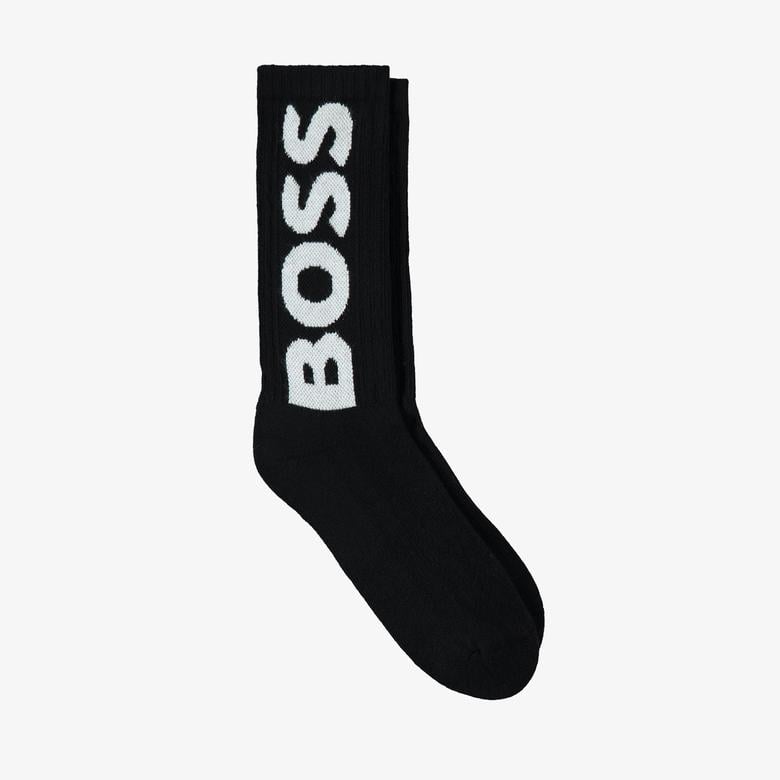 Boss Unisex Siyah Çorap