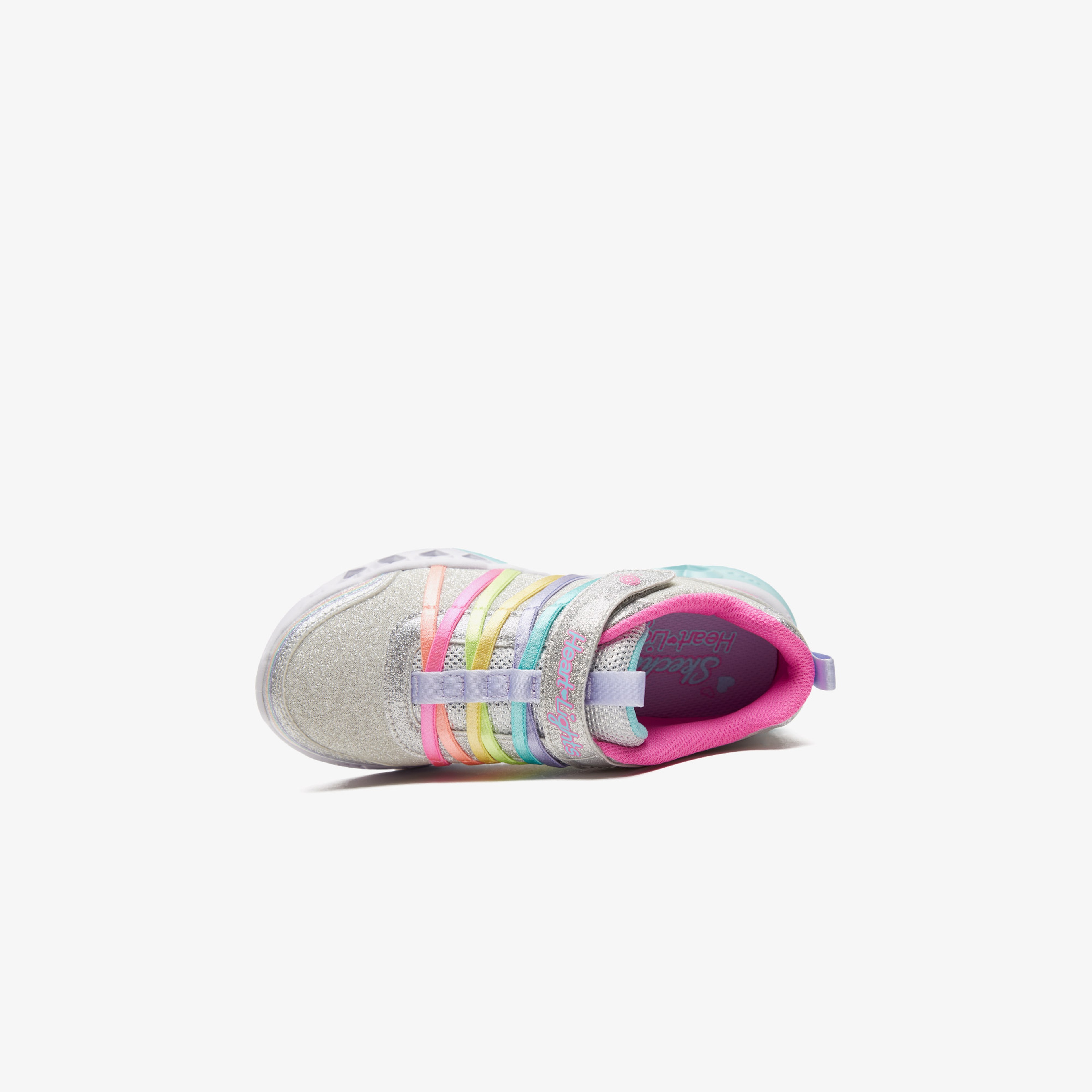 Skechers Flutter Heart Lights-Rainbo Çocuk Pembe Spor Ayakkabı