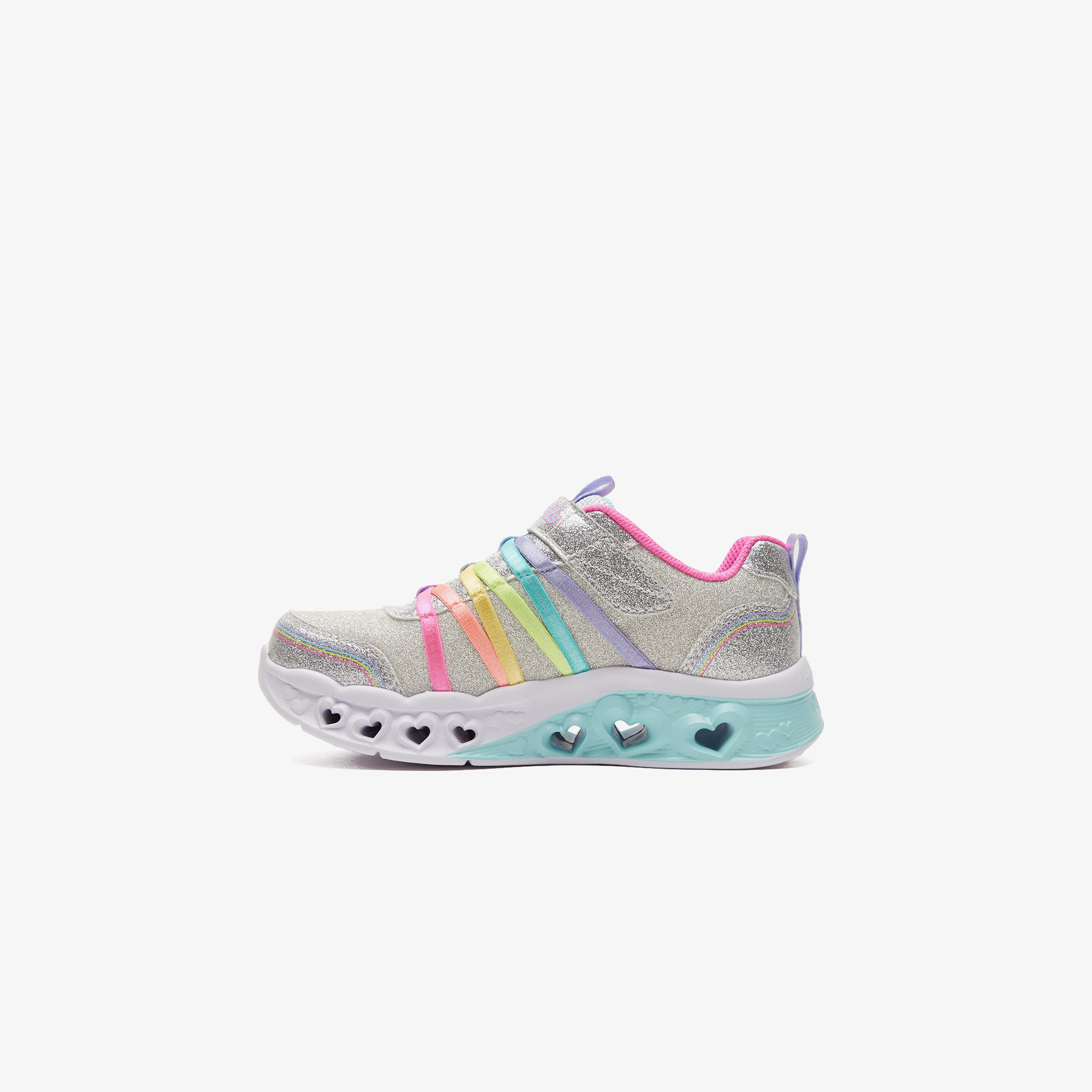 Skechers Flutter Heart Lights-Rainbo Çocuk Pembe Spor Ayakkabı