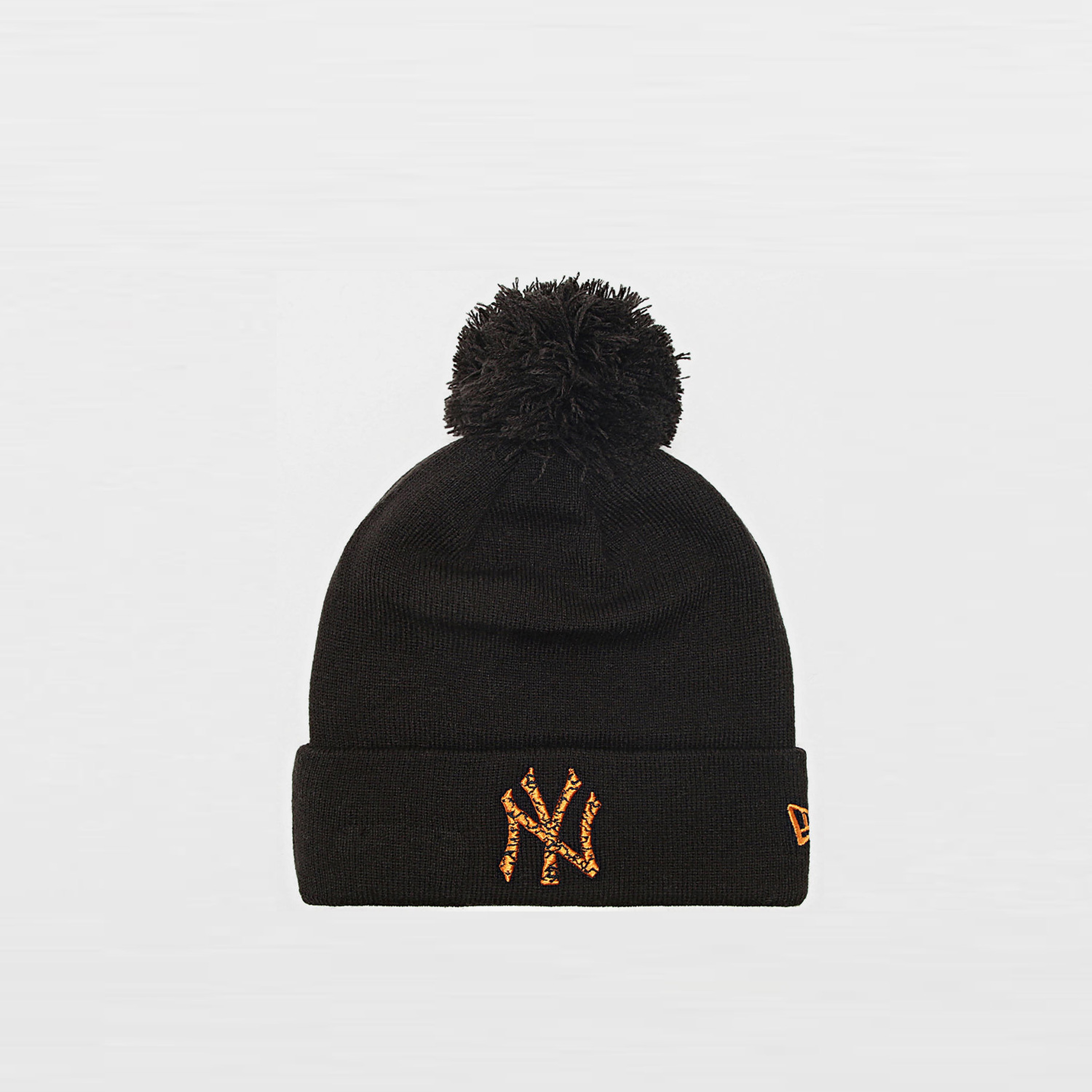 New Era Bonnet Bobble New York Yankees Kadın Siyah Bere