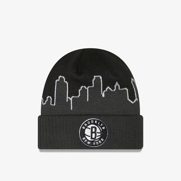 New Era NBA Tip Off Cuff Beanie Brooklyn Nets Unisex Siyah Bere