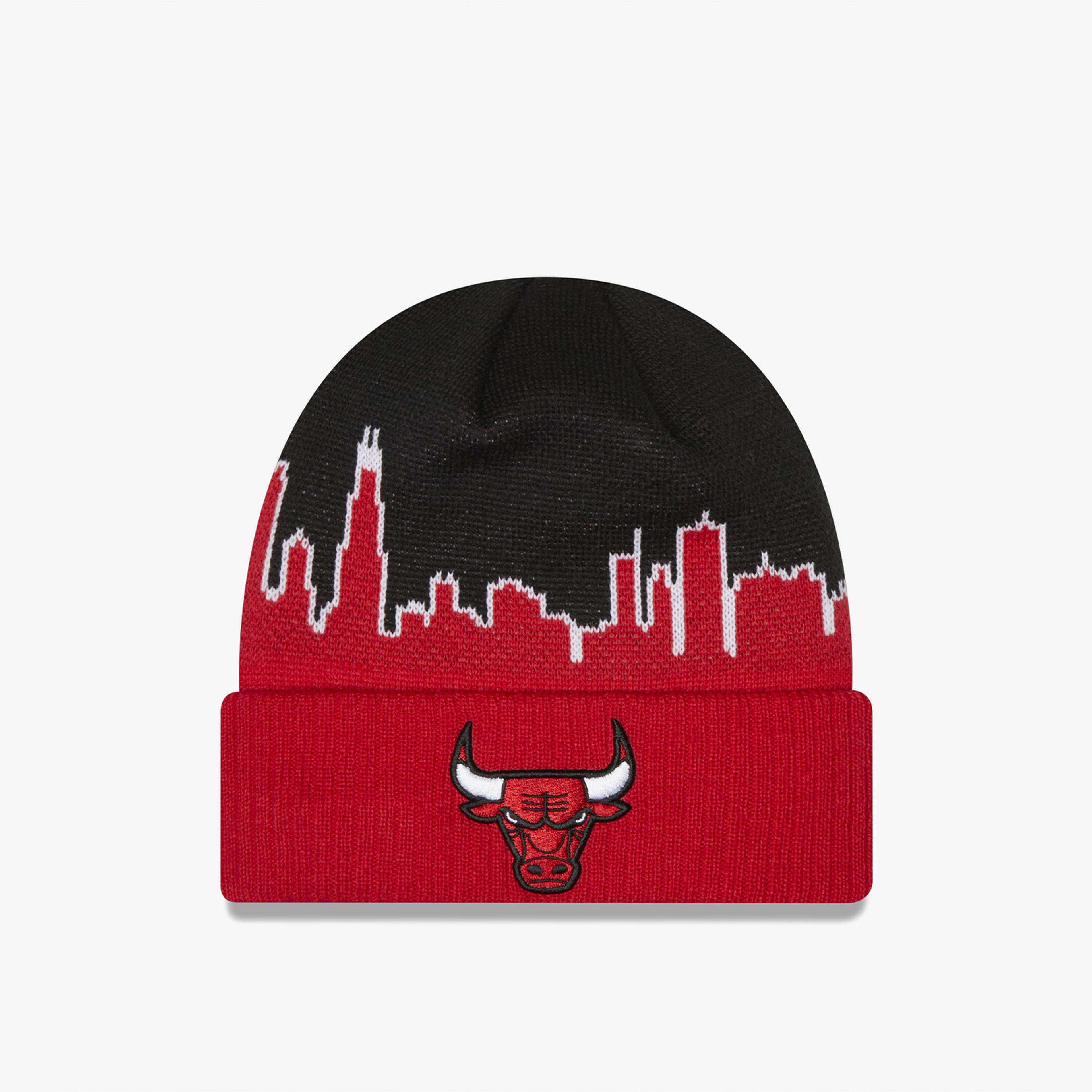 New Era NBA Tip Off 2022 Cuff Chicago Bulls Unisex Siyah/Kırmızı Bere