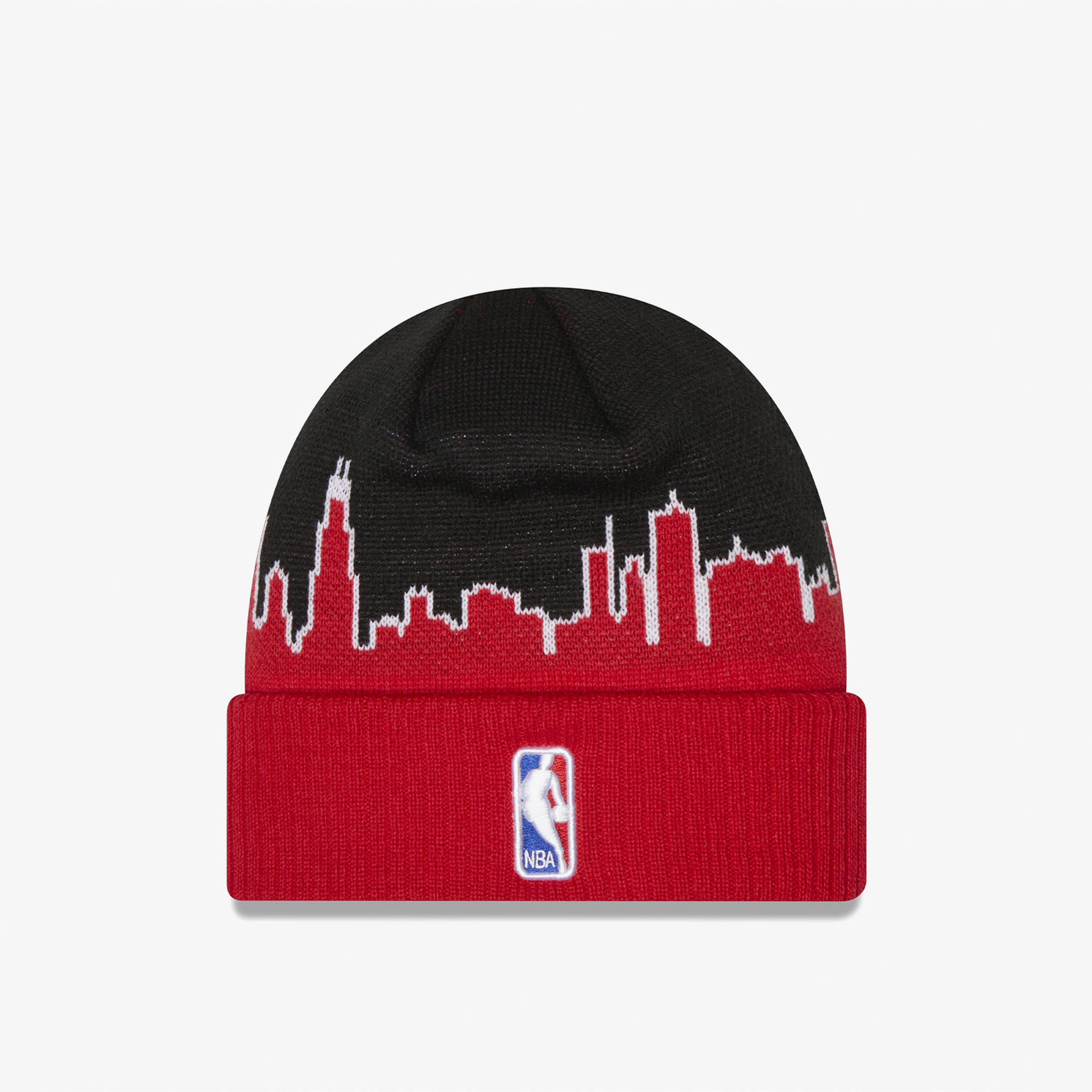 New Era NBA Tip Off 2022 Cuff Chicago Bulls Unisex Siyah/Kırmızı Bere