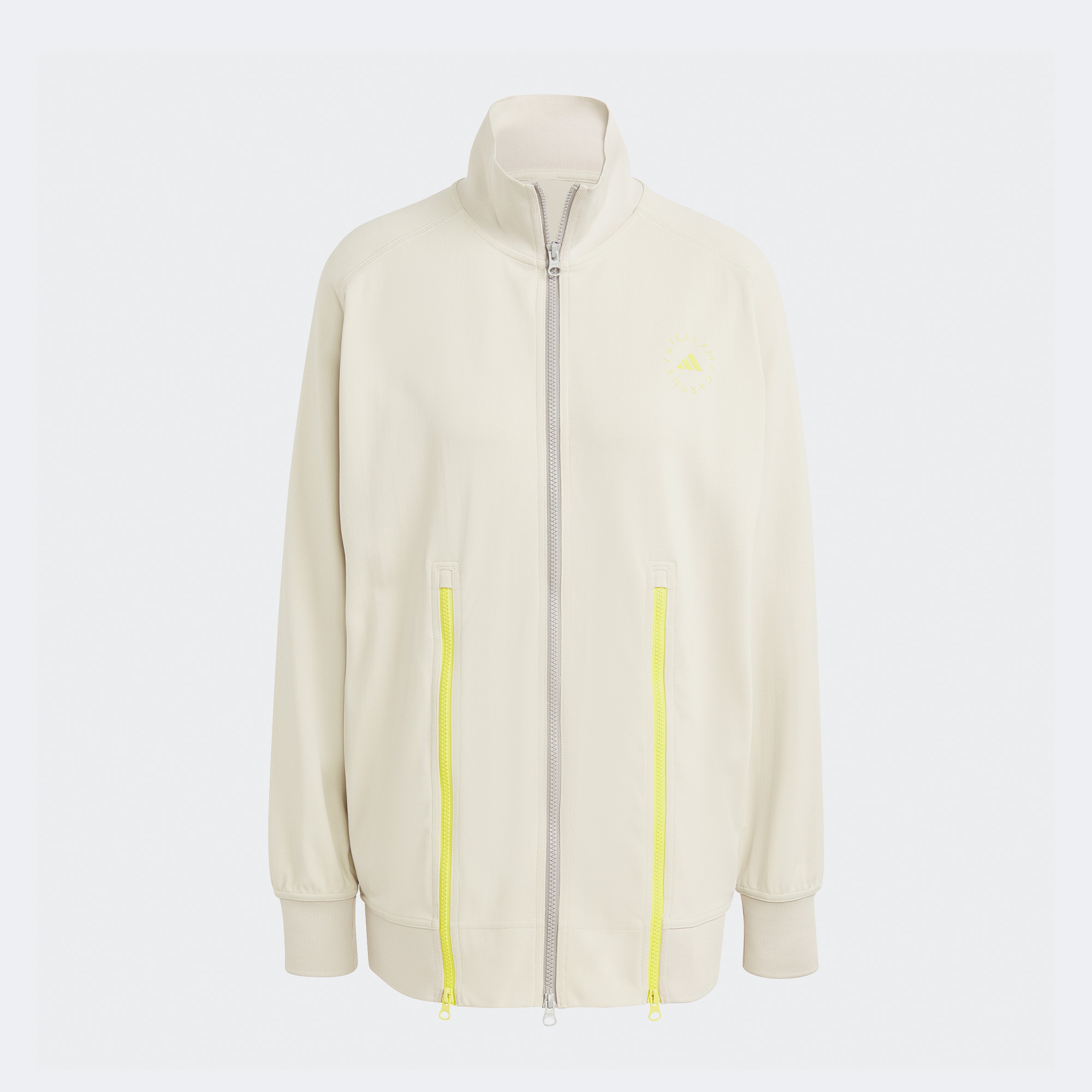 adidas by Stella McCartney TrueCasuals Sportswear Kadın Krem Eşofman Üstü