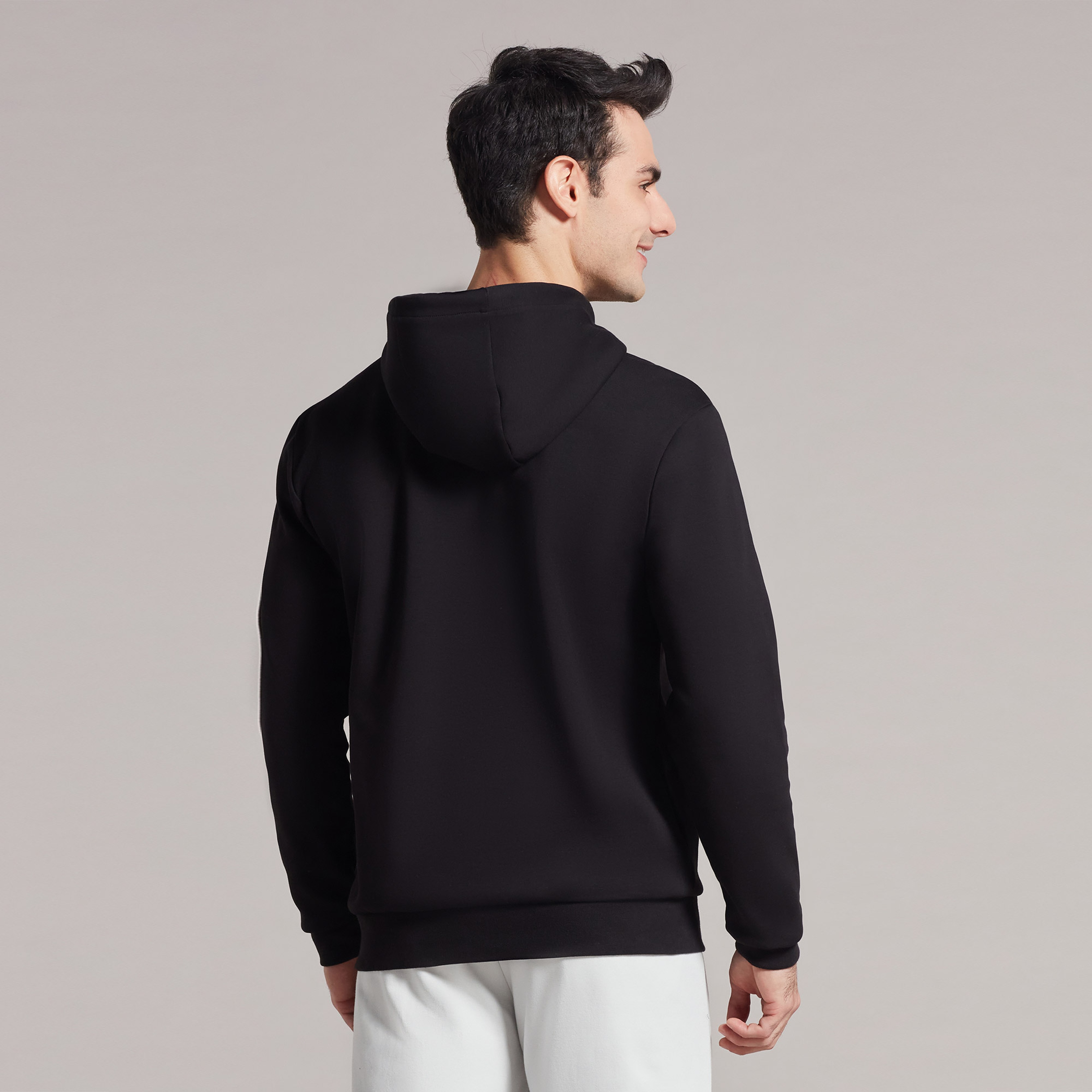 Skechers Lock Arm Zipped Erkek Siyah Hoodie