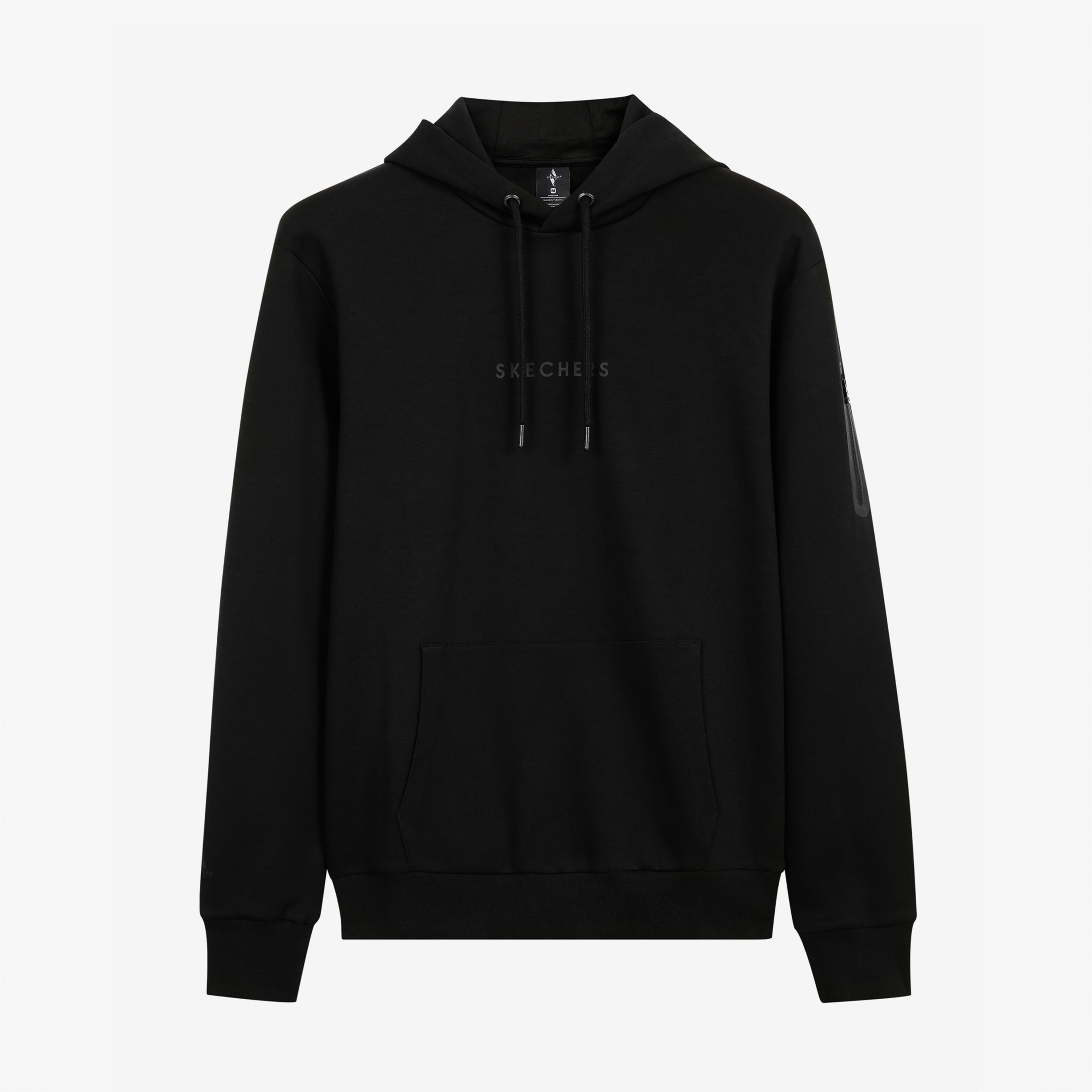 Skechers Lock Arm Zipped Erkek Siyah Hoodie