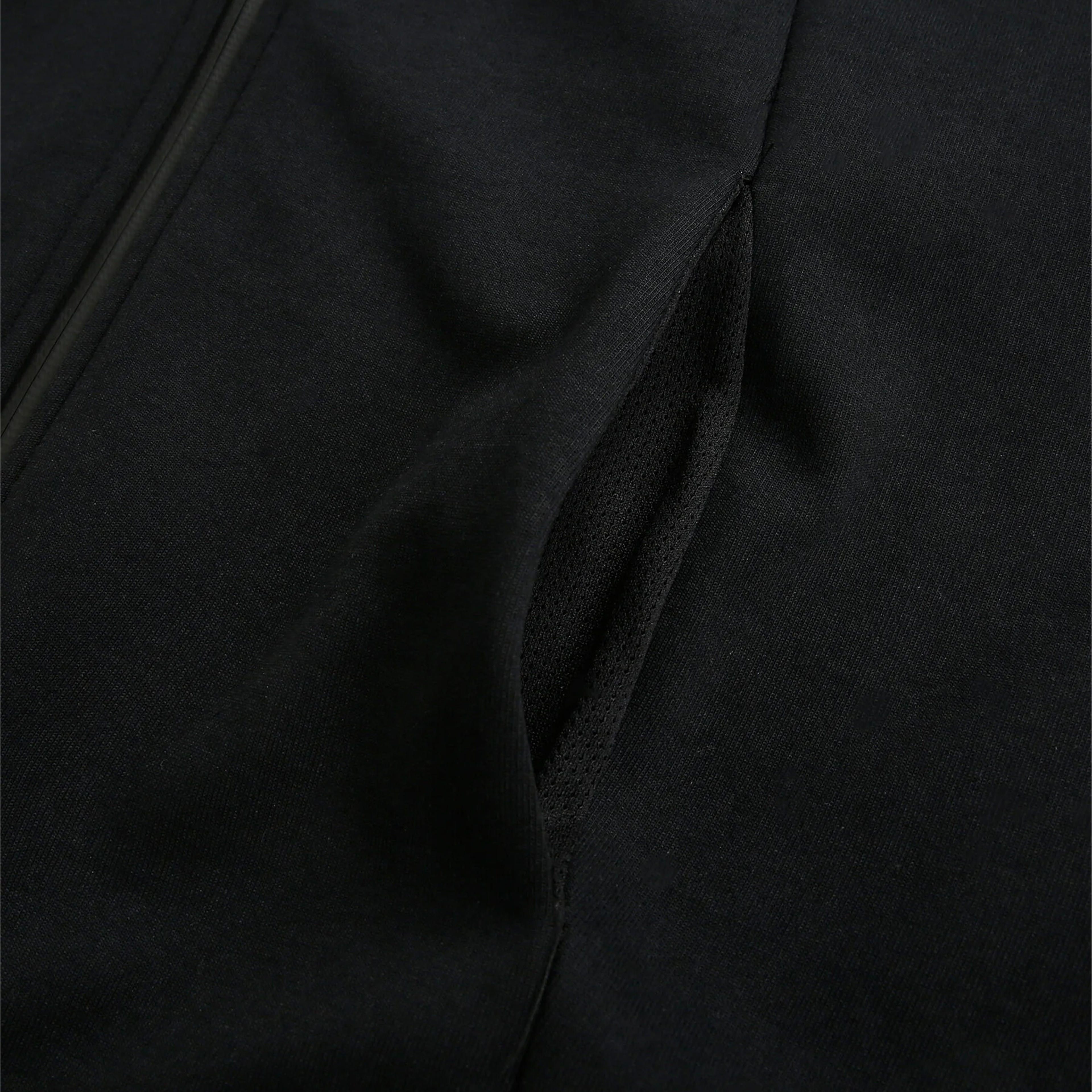 Skechers 2Xı-Lock Pu Printed Erkek Siyah Fermuarlı Eşofman Üstü