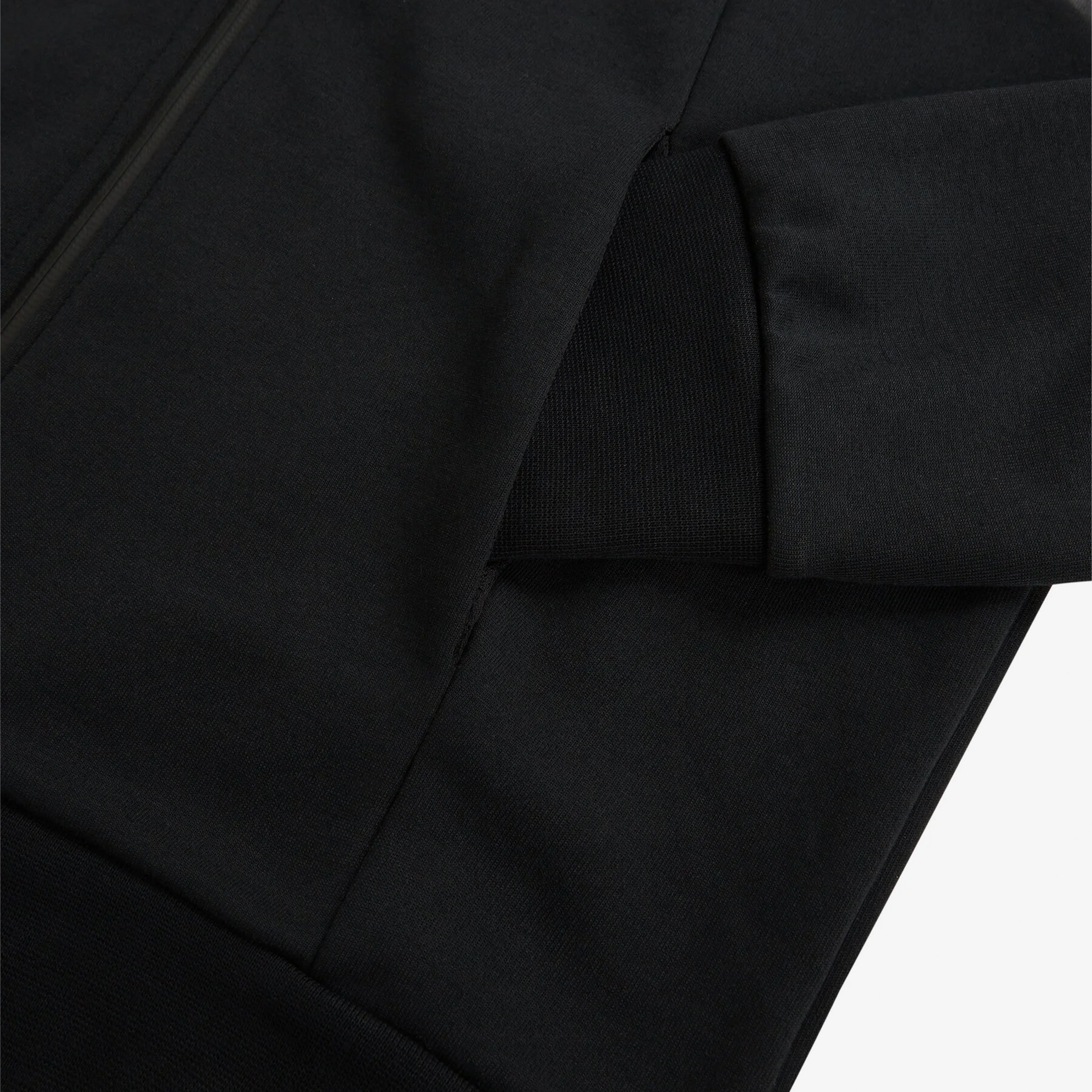 Skechers 2Xı-Lock Pu Printed Erkek Siyah Fermuarlı Eşofman Üstü