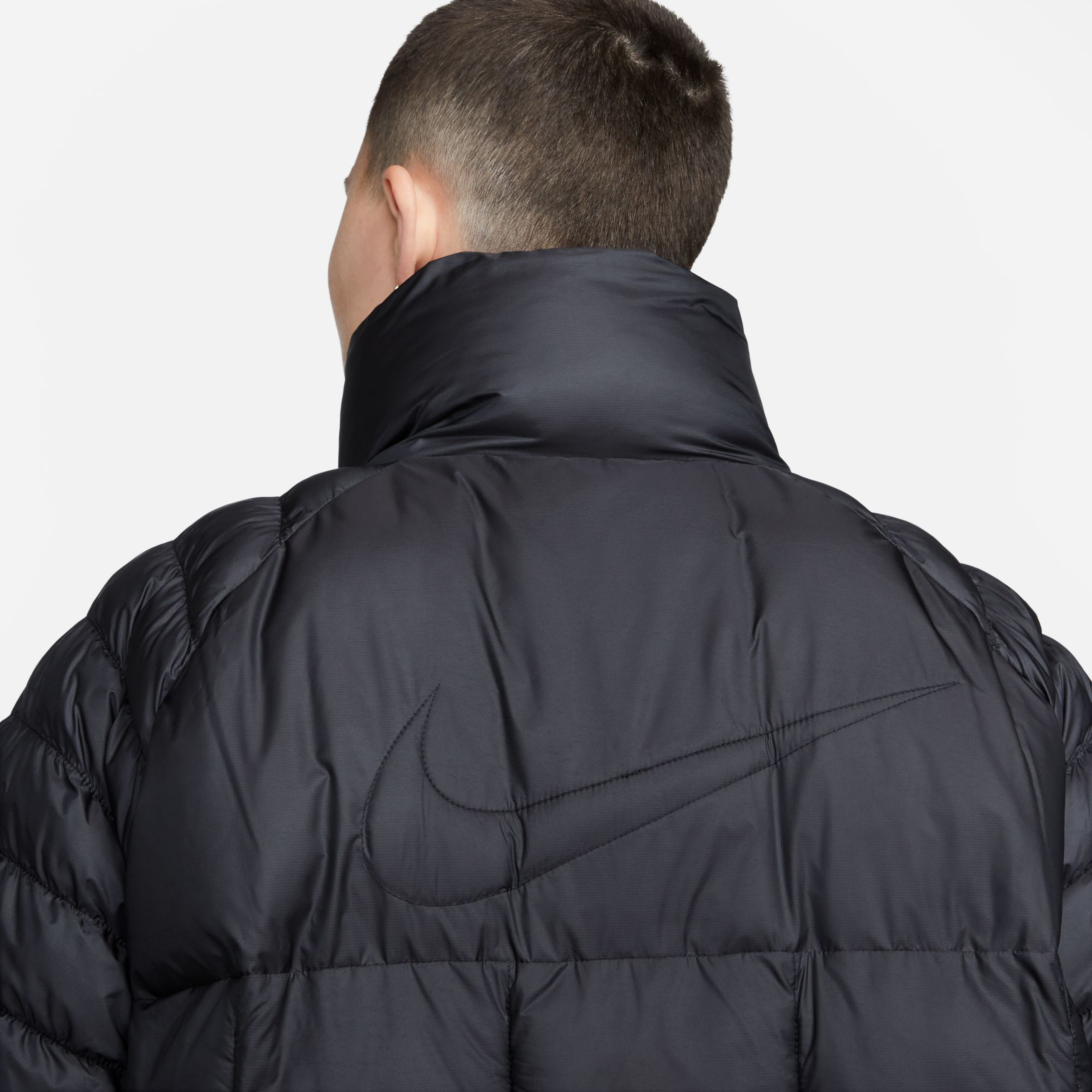 Nike Sportswear Swoosh Puffer PrimaLoft Kadın Siyah Mont
