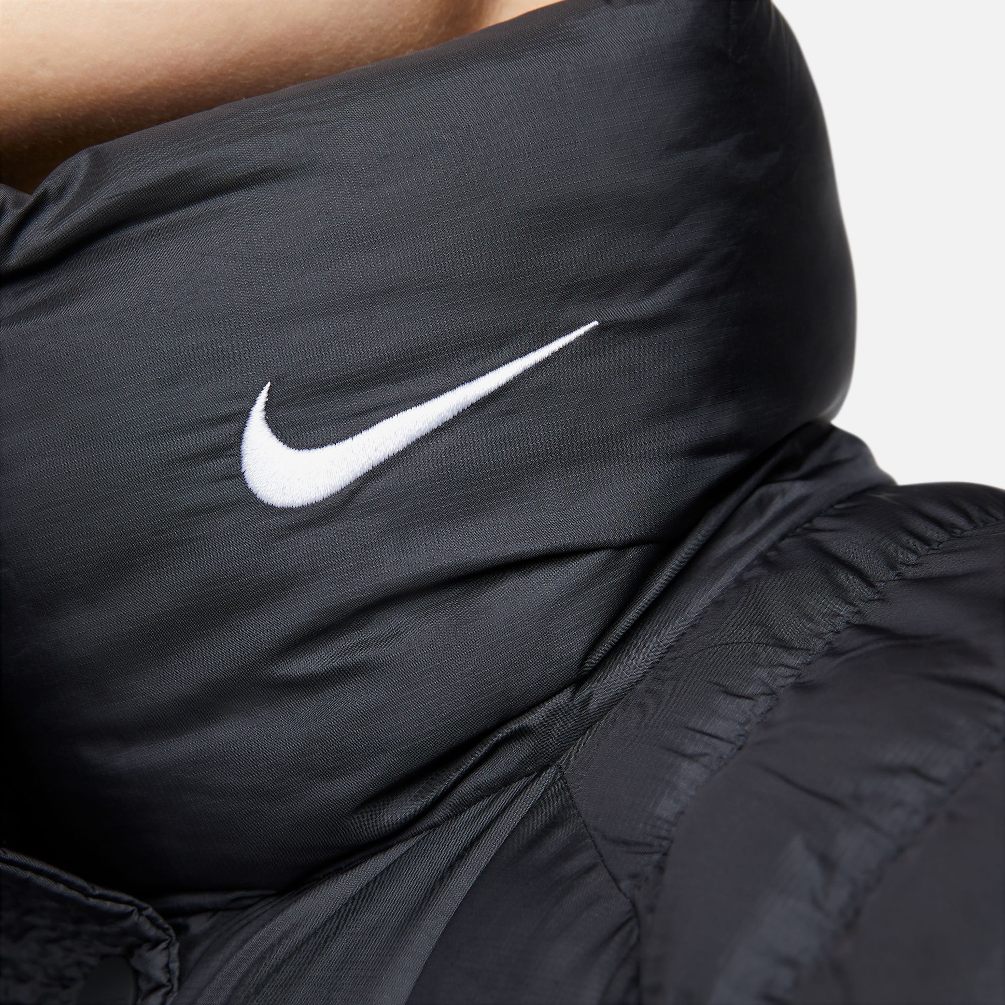 Nike Sportswear Swoosh Puffer PrimaLoft Kadın Siyah Mont