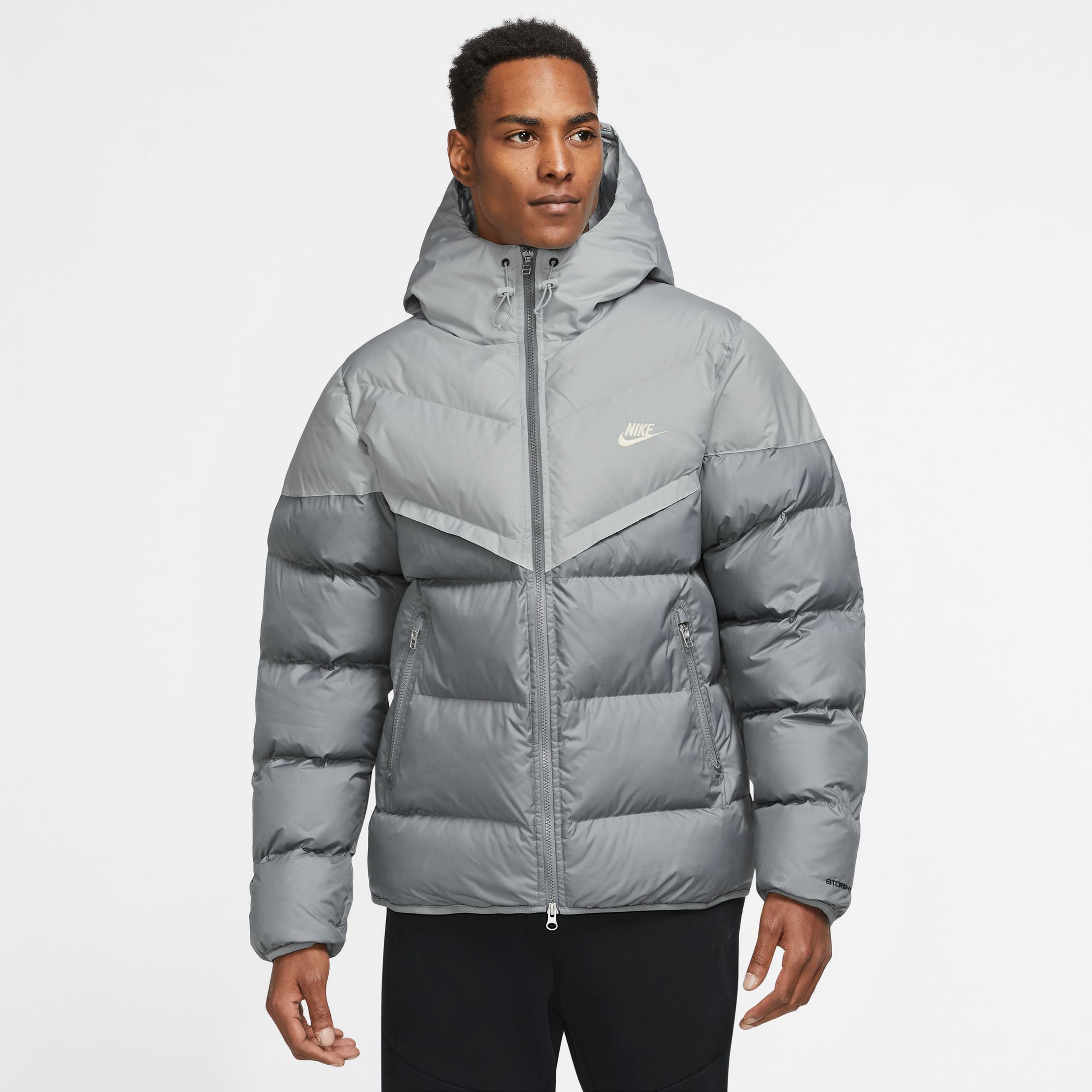 Nike Windrunner PrimaLoft Erkek Gri Mont