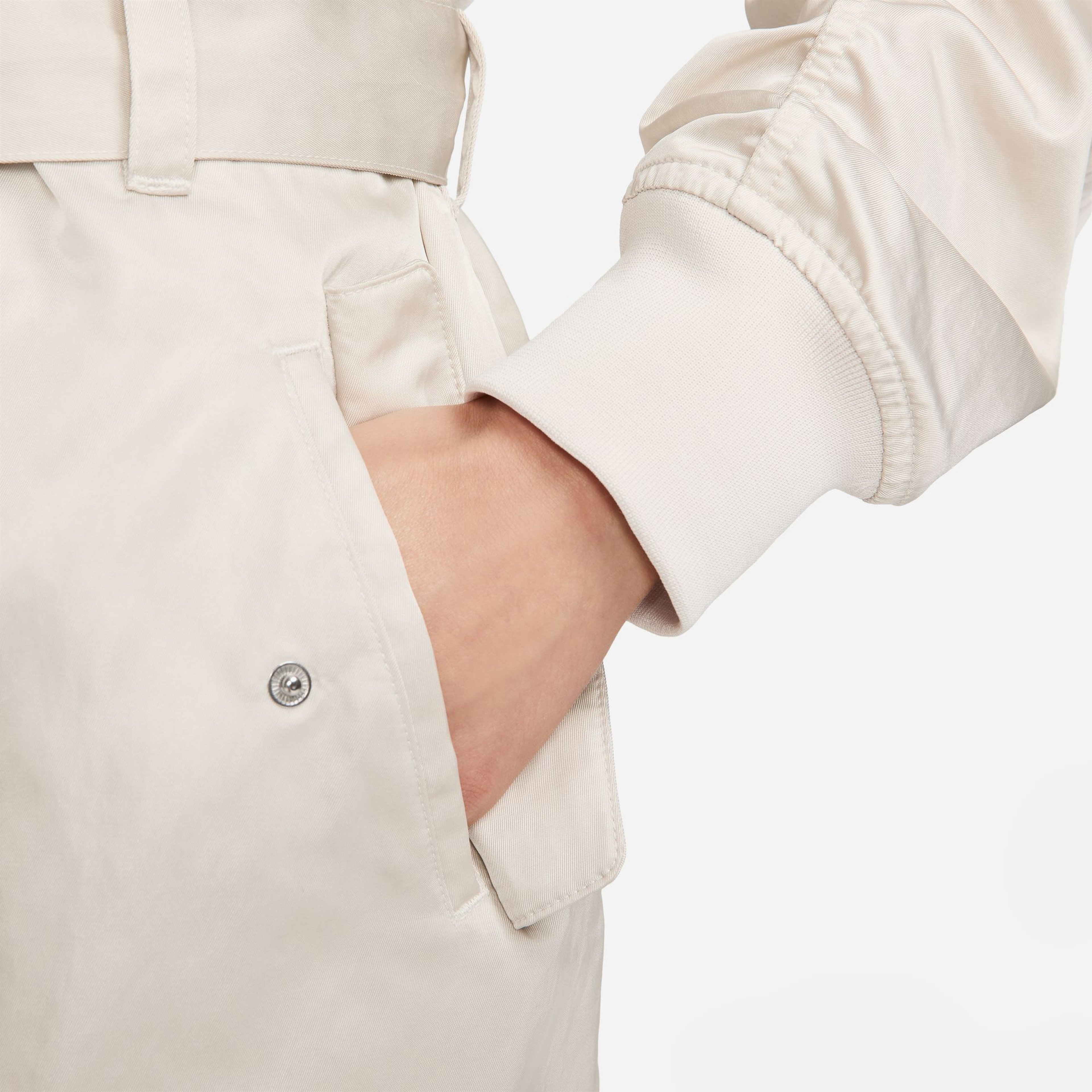 Nike Sportswear Essentials Trench Kadın Krem Mont