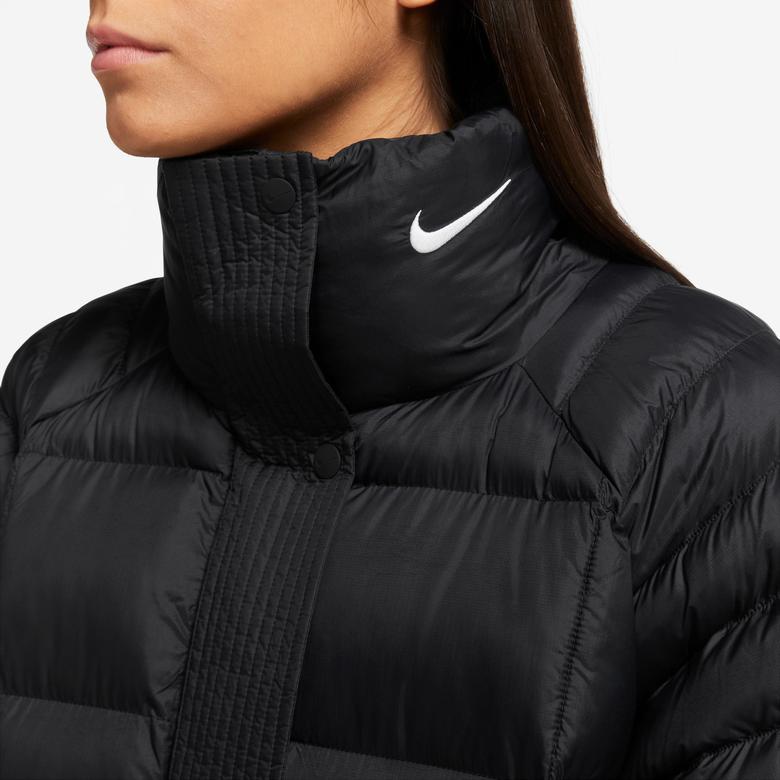 Nike Sportswear Swoosh Puffer PrimaLoft Kadın Siyah Mont
