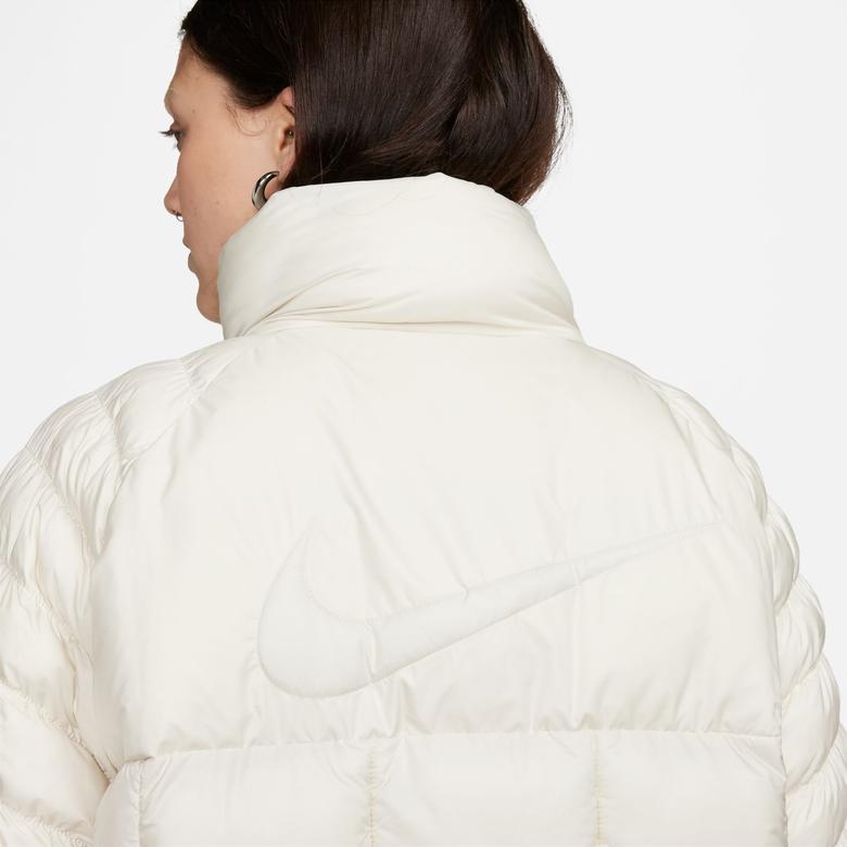 Nike Sportswear Swoosh Puffer PrimaLoft Kadın Krem Mont