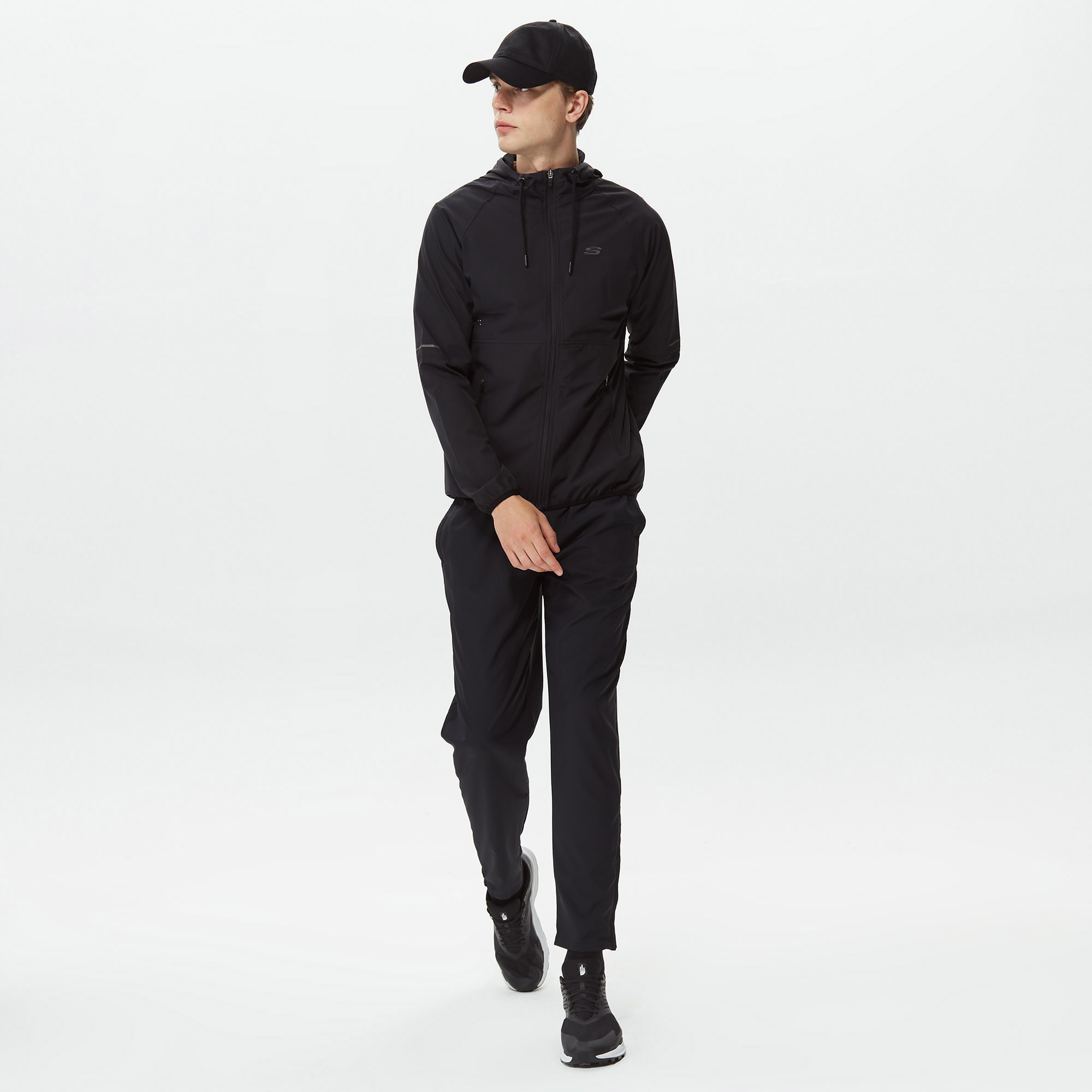 Skechers Micro Collection Erkek Siyah Eşofman Üstü