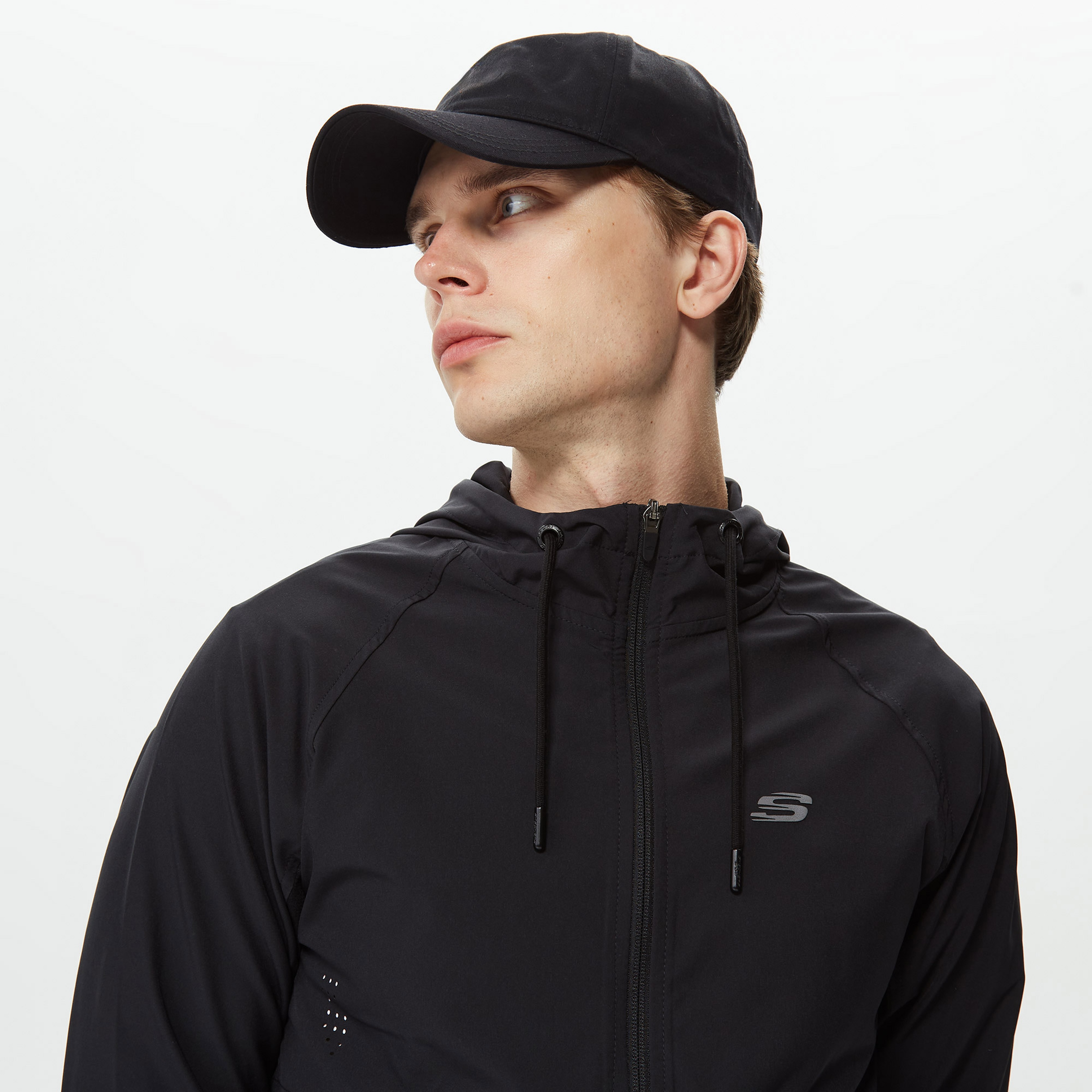 Skechers Micro Collection Erkek Siyah Eşofman Üstü