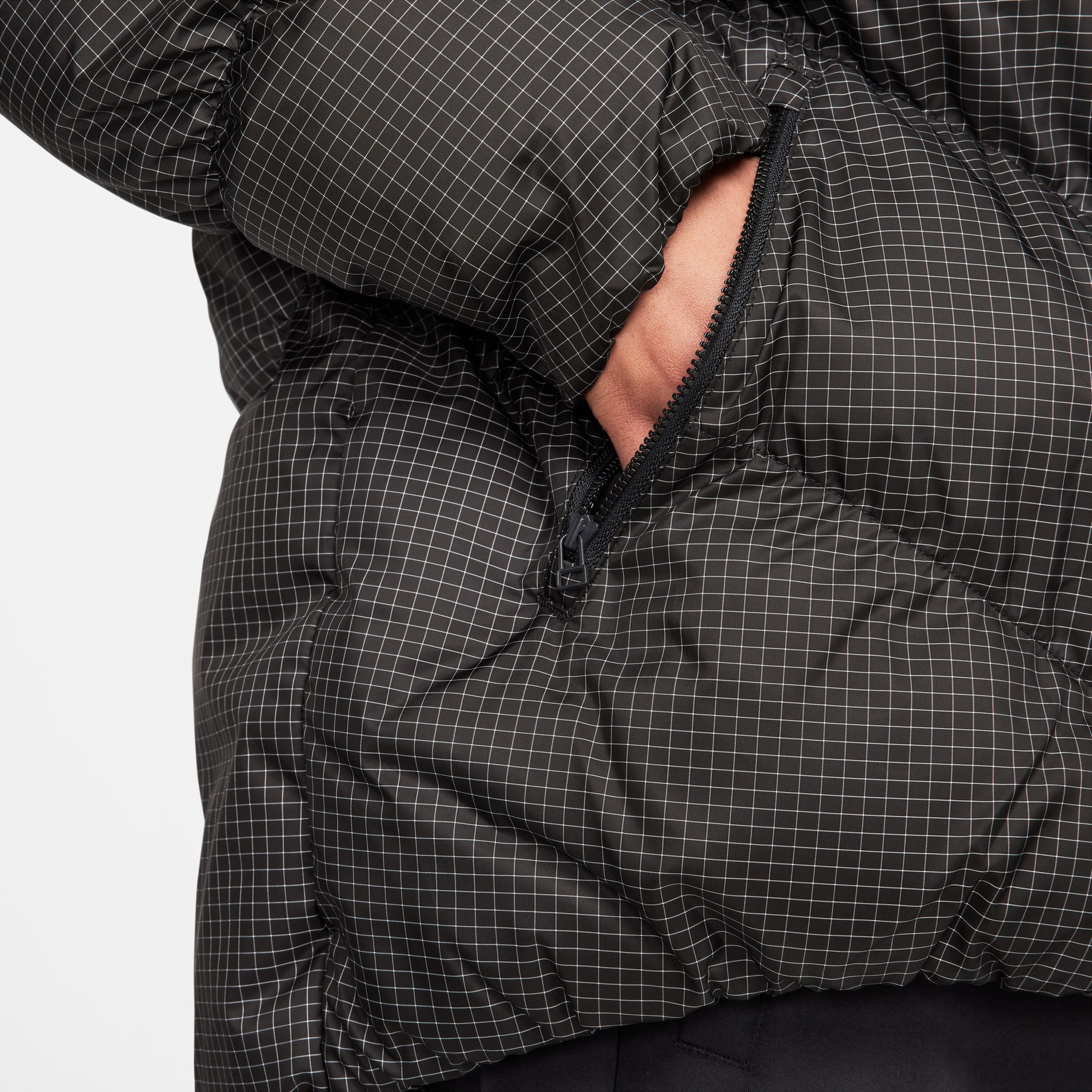 Nike Sportswear Windpuffer Kadın Siyah Mont