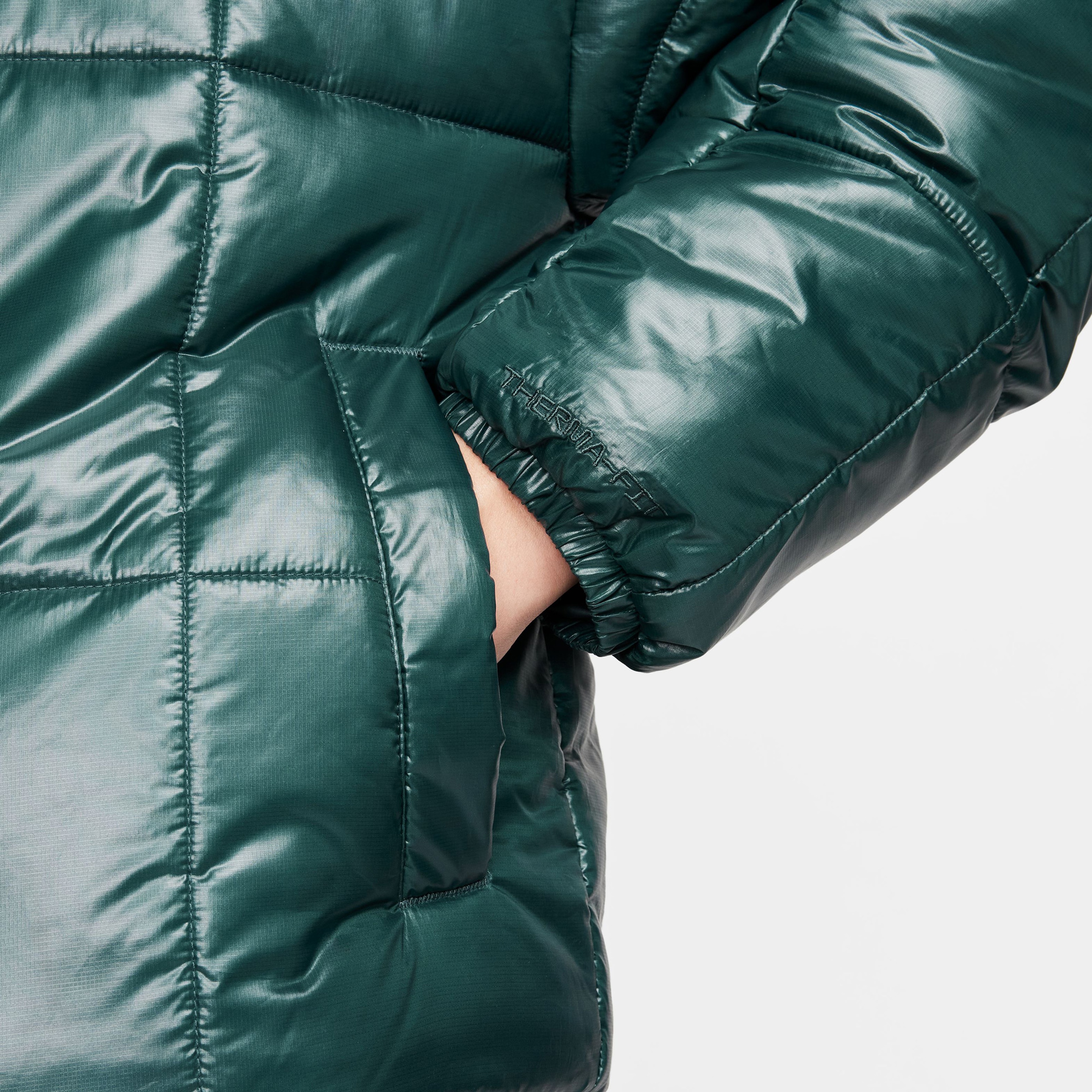 Nike Sportswear Classic Puffer Shine Kadın Yeşil Mont