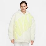 Nike Sportswear Logo  Sherpa Kadın Beyaz Mont