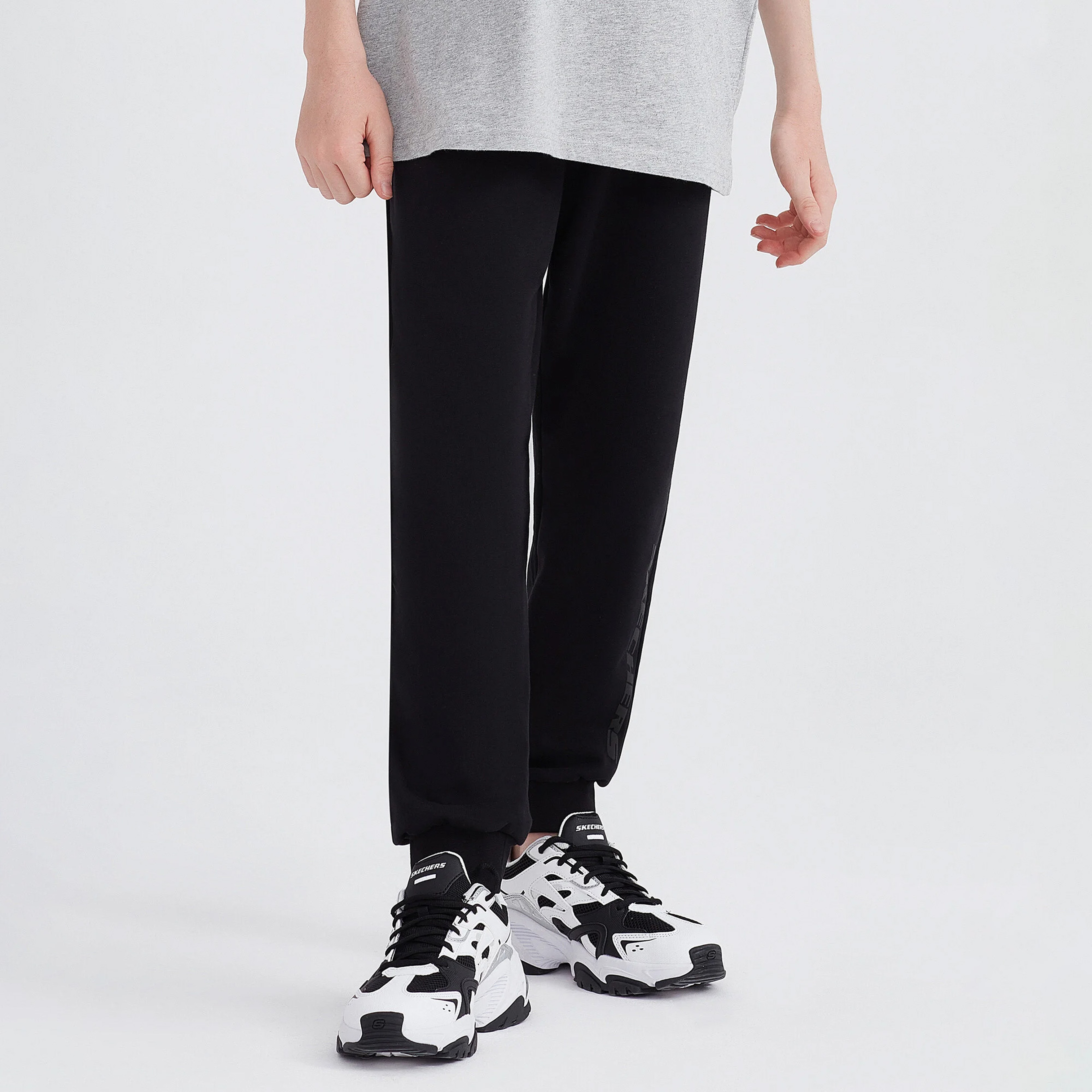 Skechers Low Fleece Jogger Çocuk Siyah Eşofman Altı