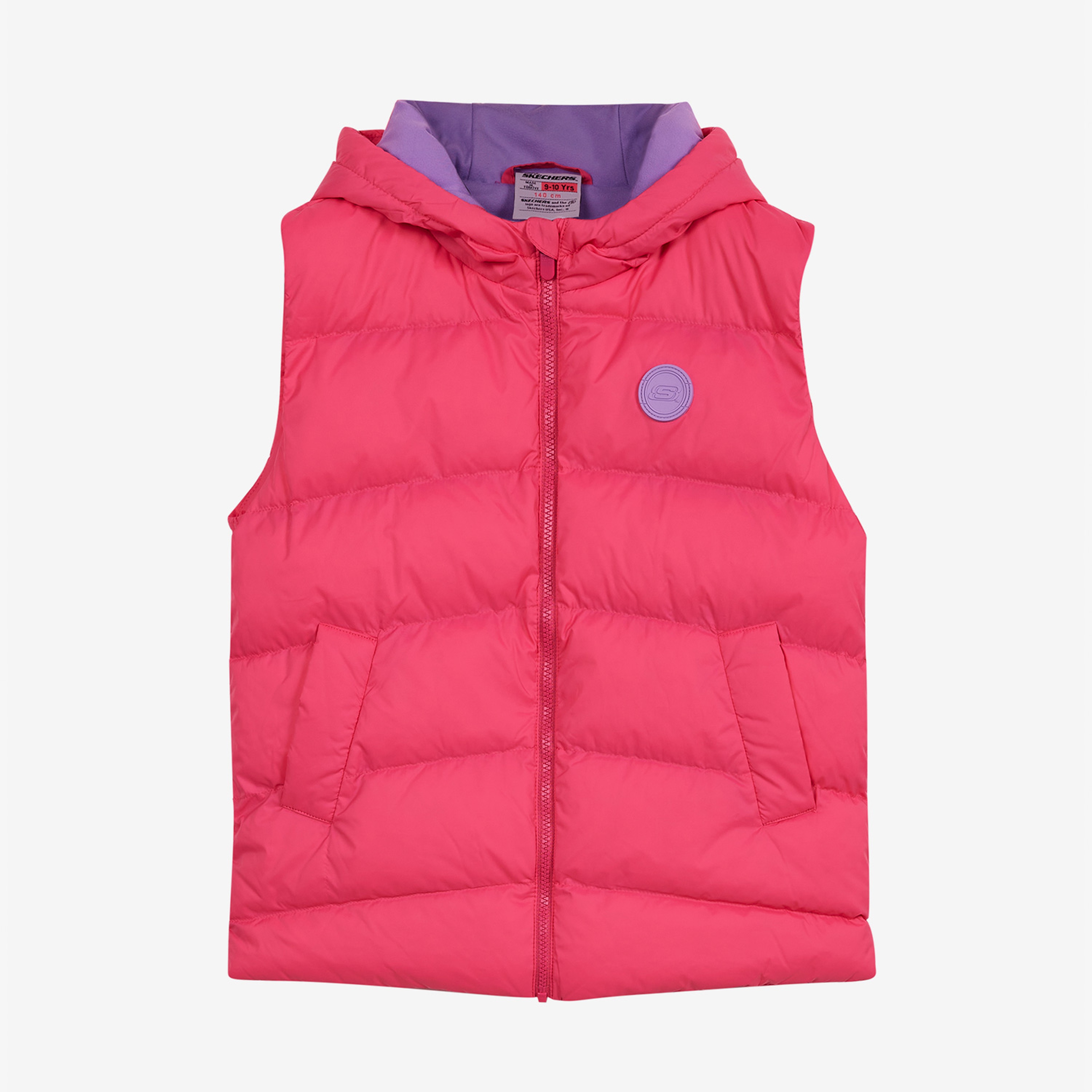 Skechers Outerwear Padded Çocuk Pembe Yelek